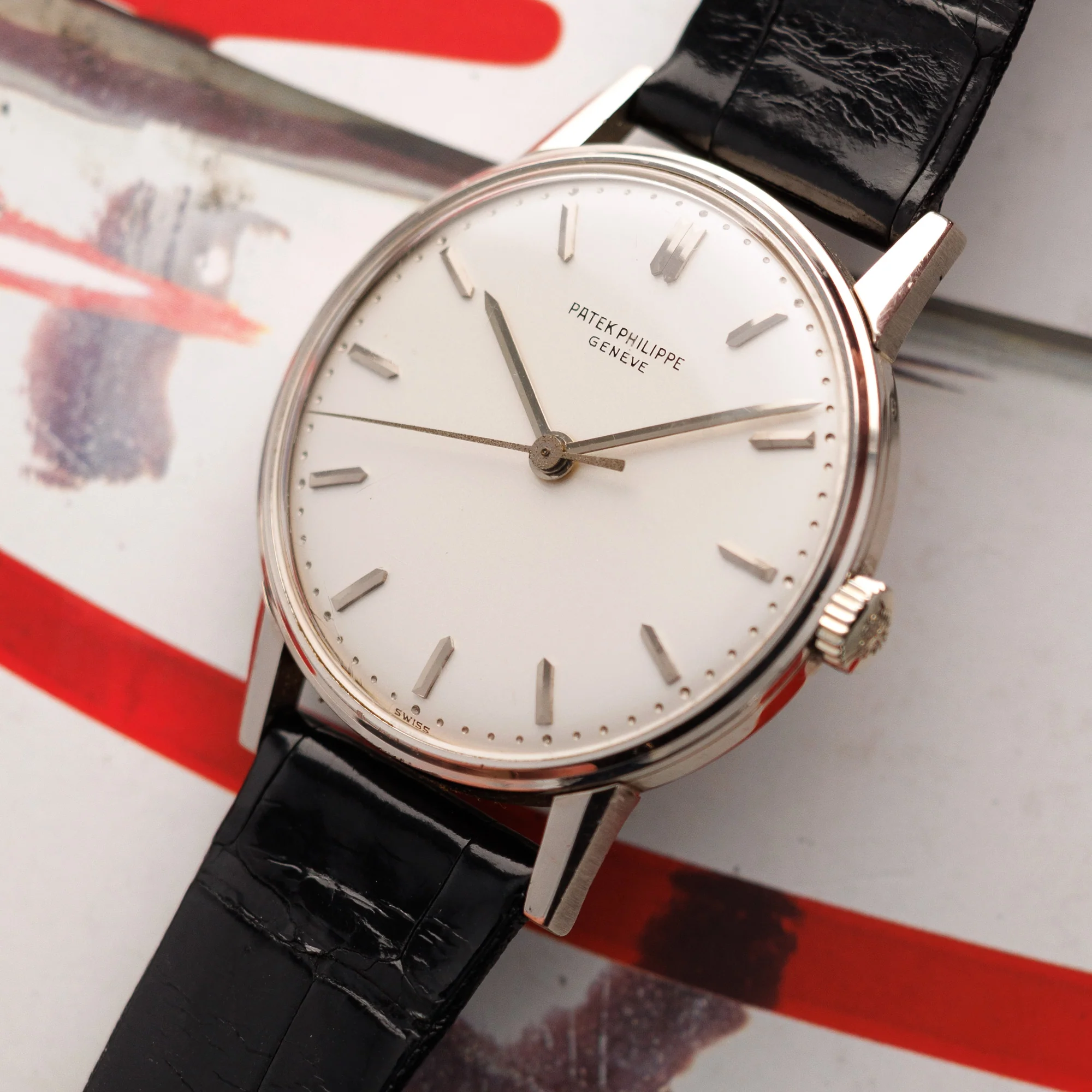 Patek Philippe White Gold Calatrava Ref. 3411 - Image 2