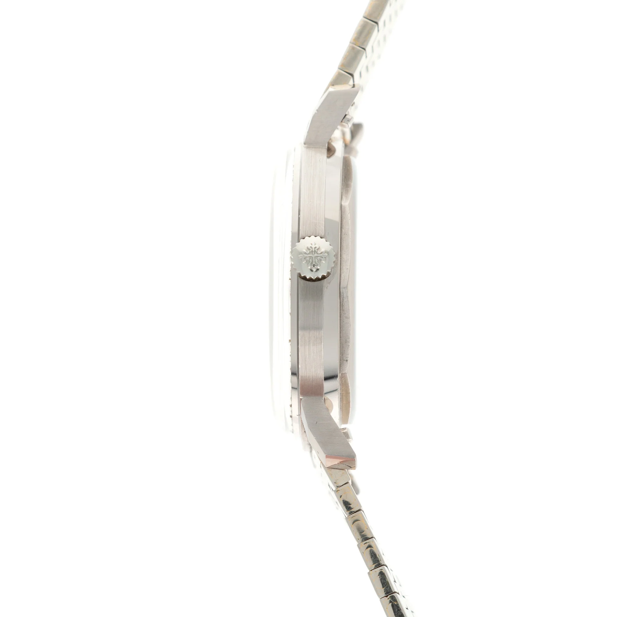 Patek Philippe White Gold Calatrava Ref. 3445 on White Gold Bracelet - Image 3