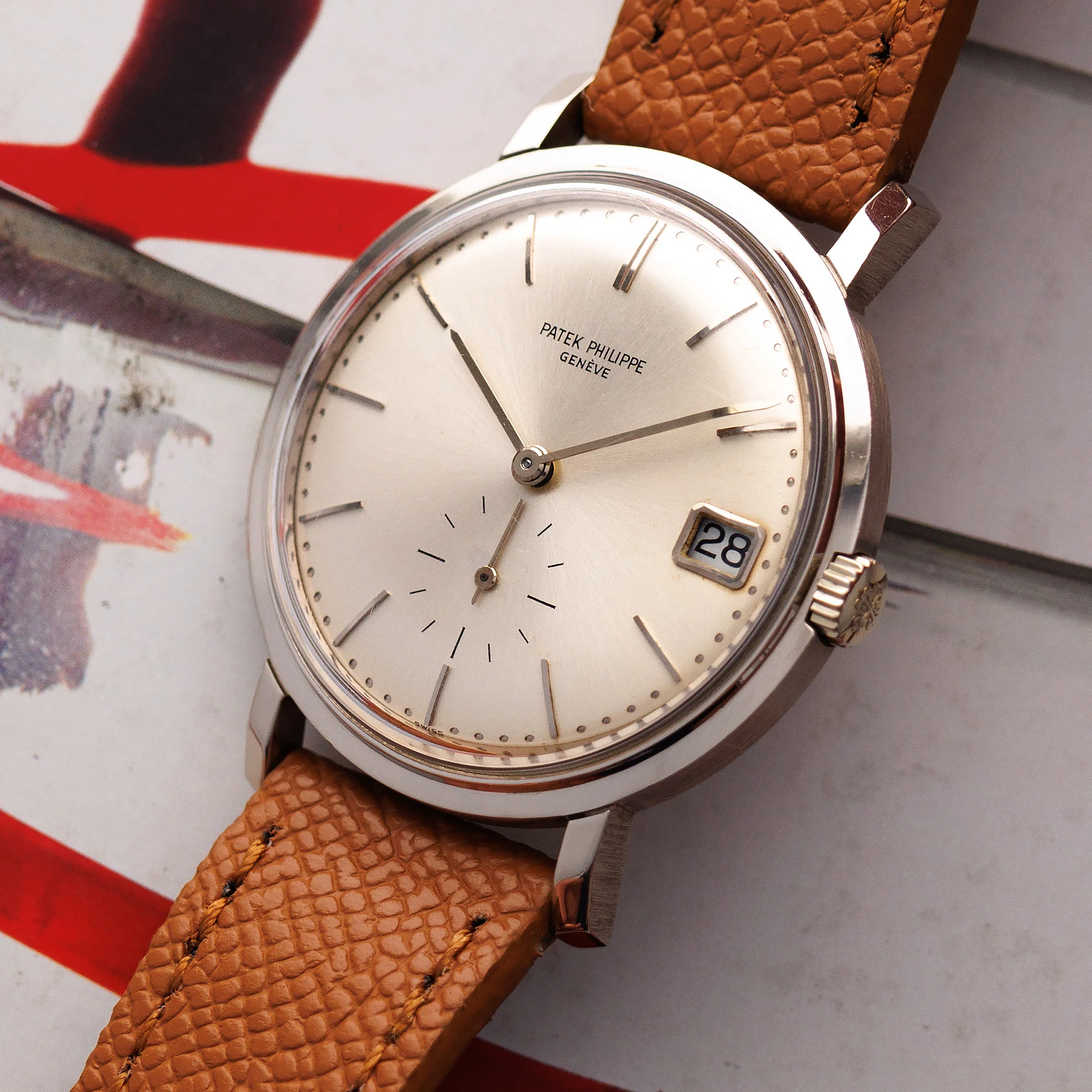 Patek Philippe White Gold Calatrava Ref. 3445 - Image 2