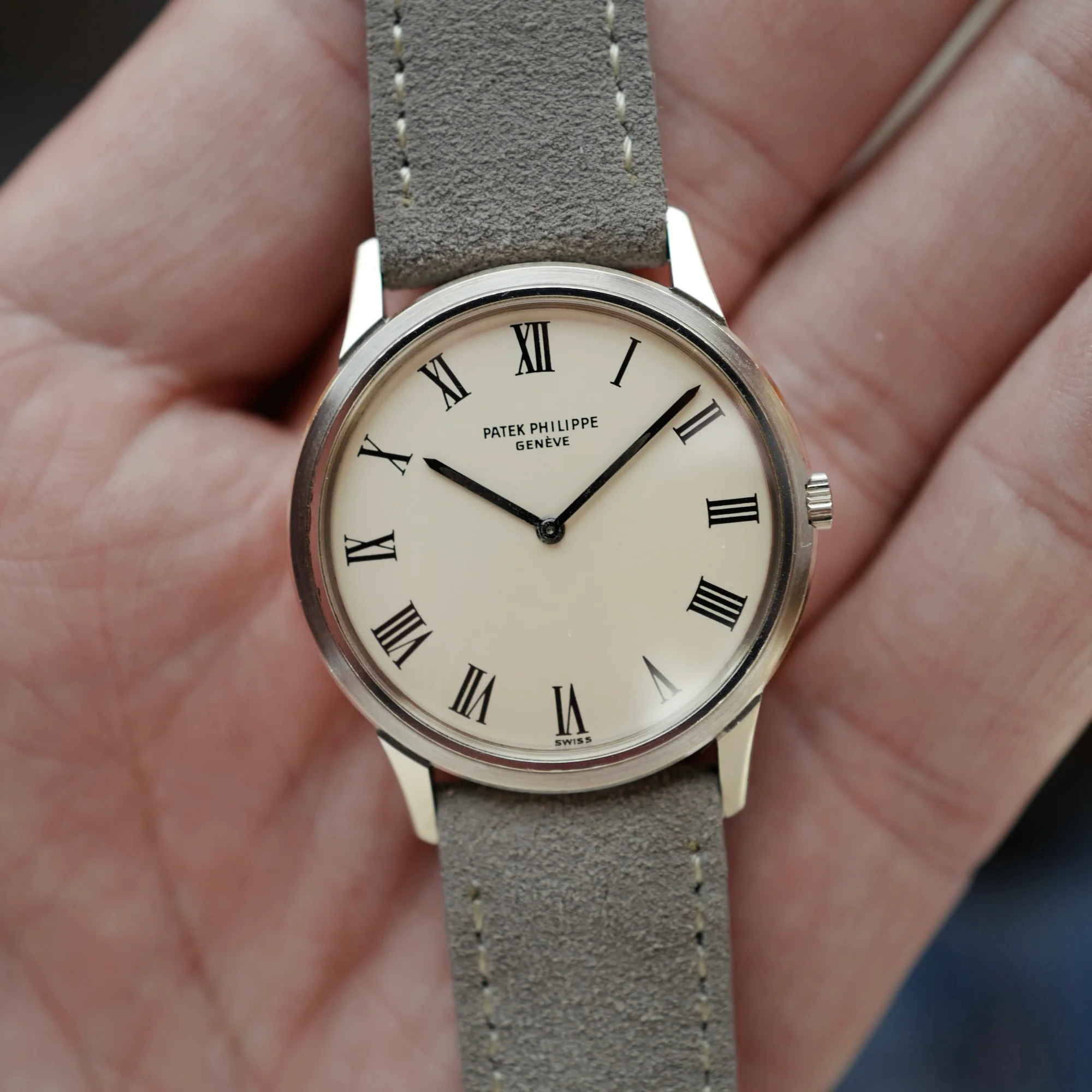 Patek Philippe White Gold Calatrava Ref. 3591 - Image 7
