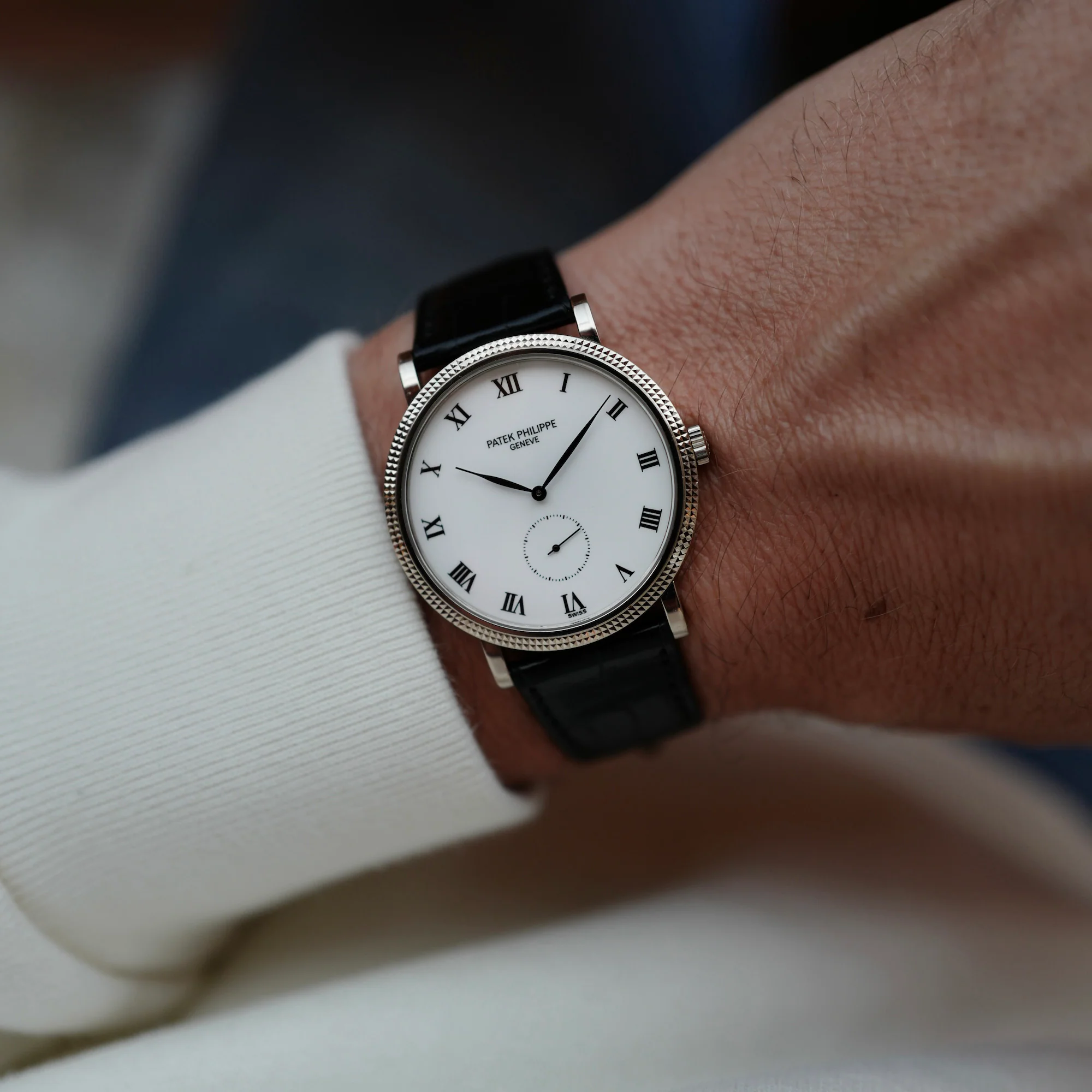 Patek Philippe White Gold Calatrava Ref. 3919 - Image 3