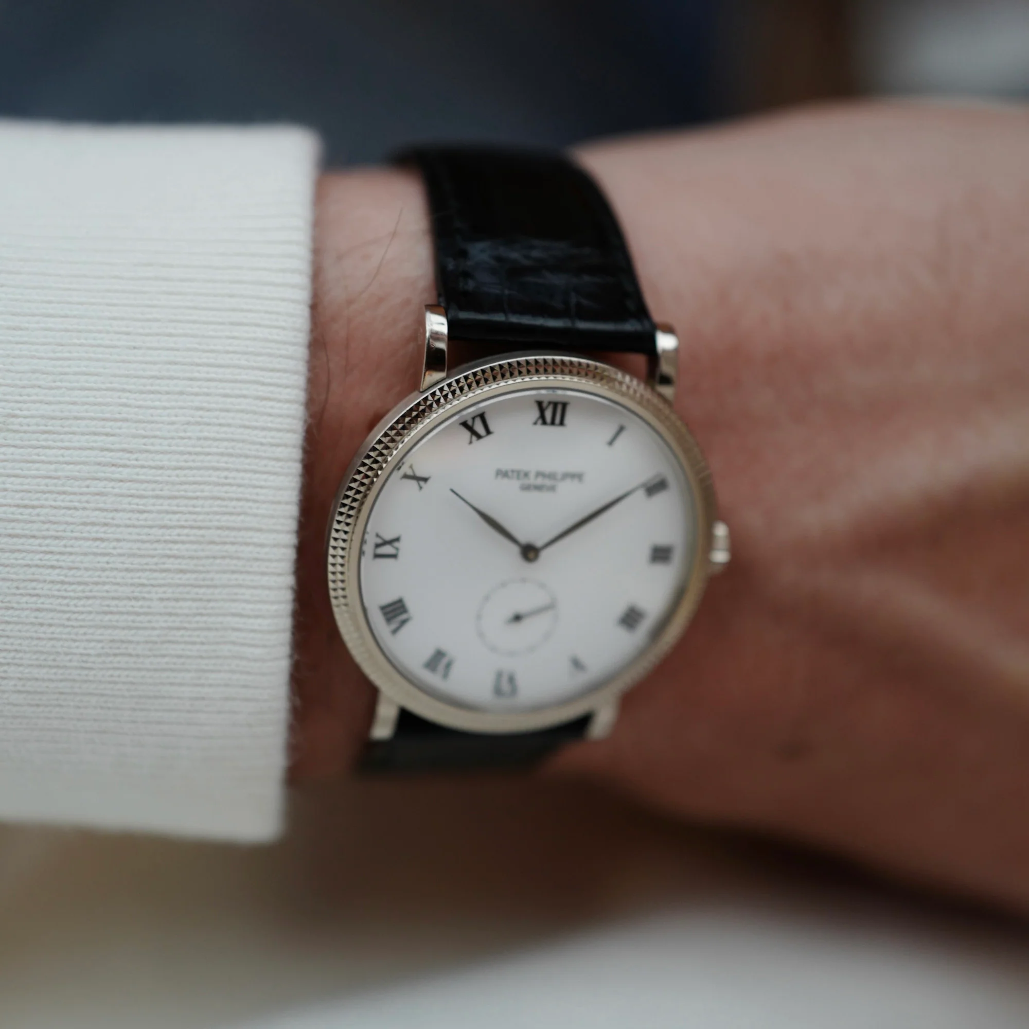 Patek Philippe White Gold Calatrava Ref. 3919 - Image 5