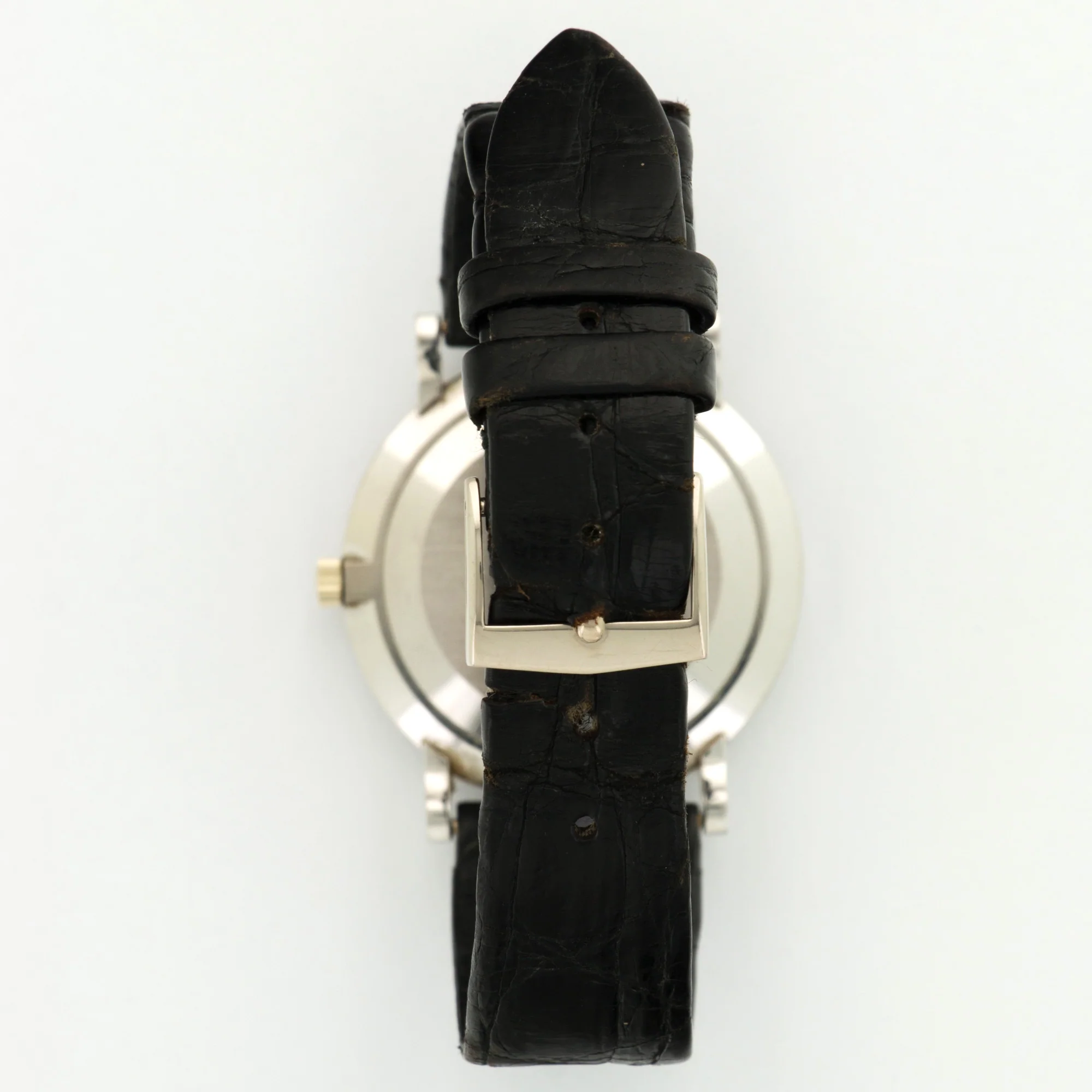 Patek Philippe White Gold Calatrava Strap Watch Ref. 3919 - Image 4