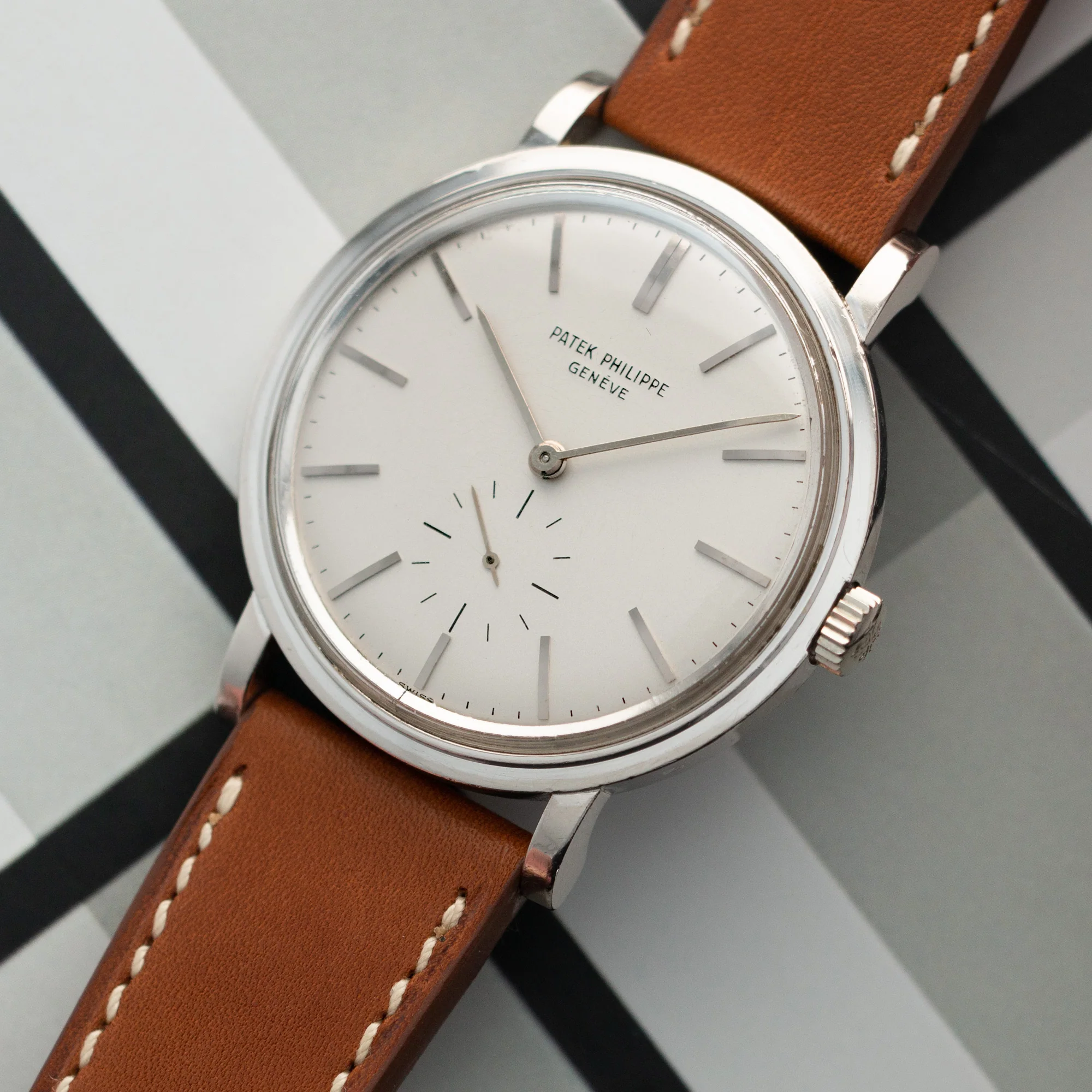Patek Philippe White Gold Calatrava Watch Ref. 3429 - Image 2