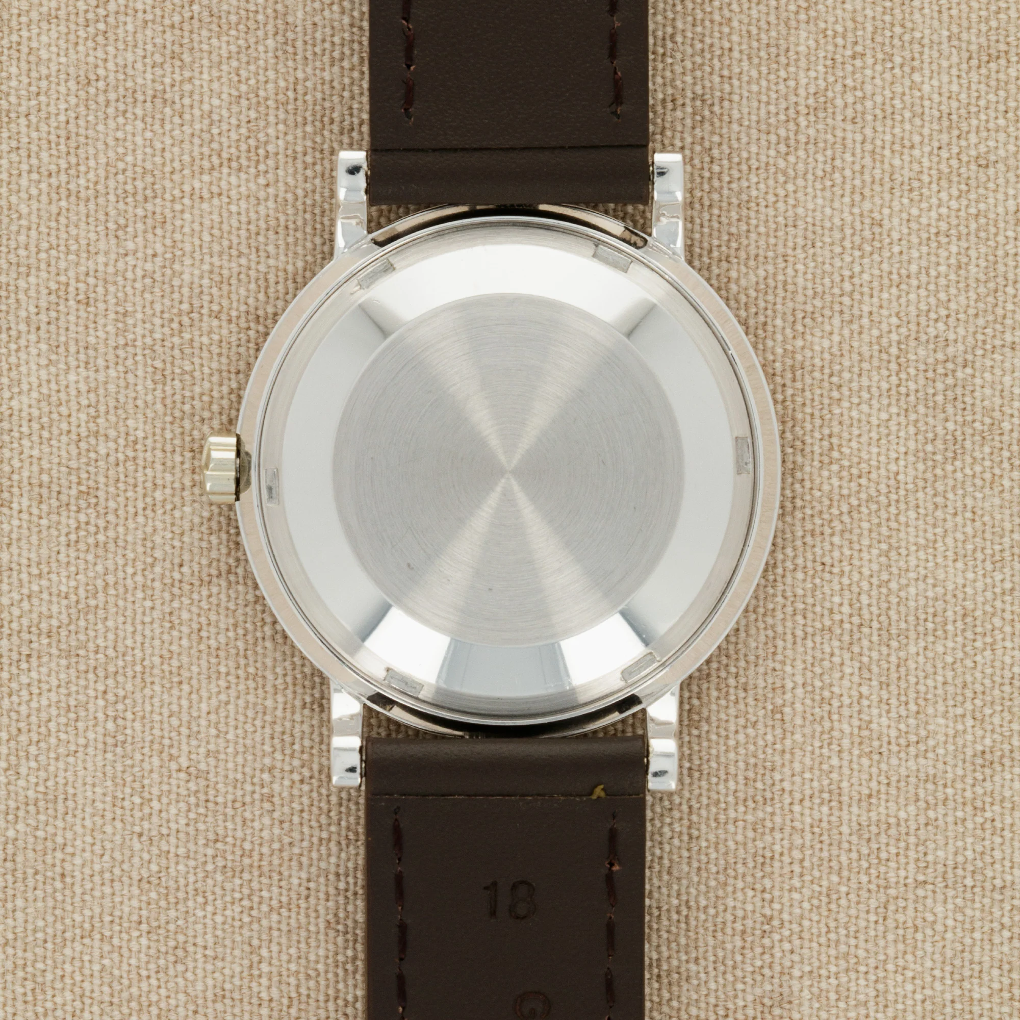 Patek Philippe White Gold Calatrava Watch Ref. 3429 with Attractive Aged Dial - Image 3