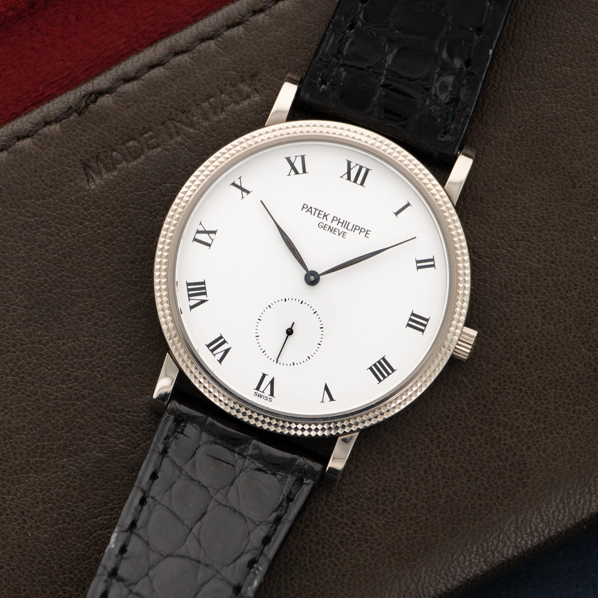 Patek Philippe White Gold Calatrava Watch Ref. 3919 - Image 2