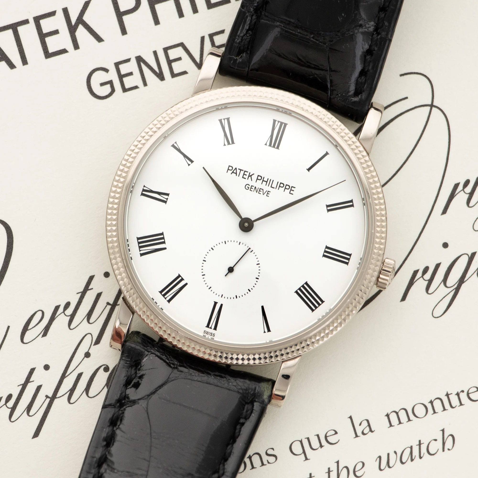 Patek Philippe White Gold Calatrava Watch Ref. 5119 - Image 2