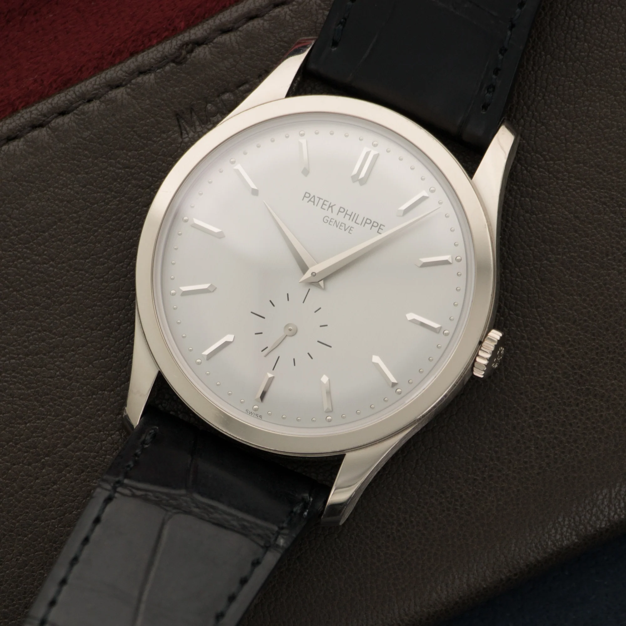 Patek Philippe White Gold Calatrava Watch Ref. 5196 - Image 2