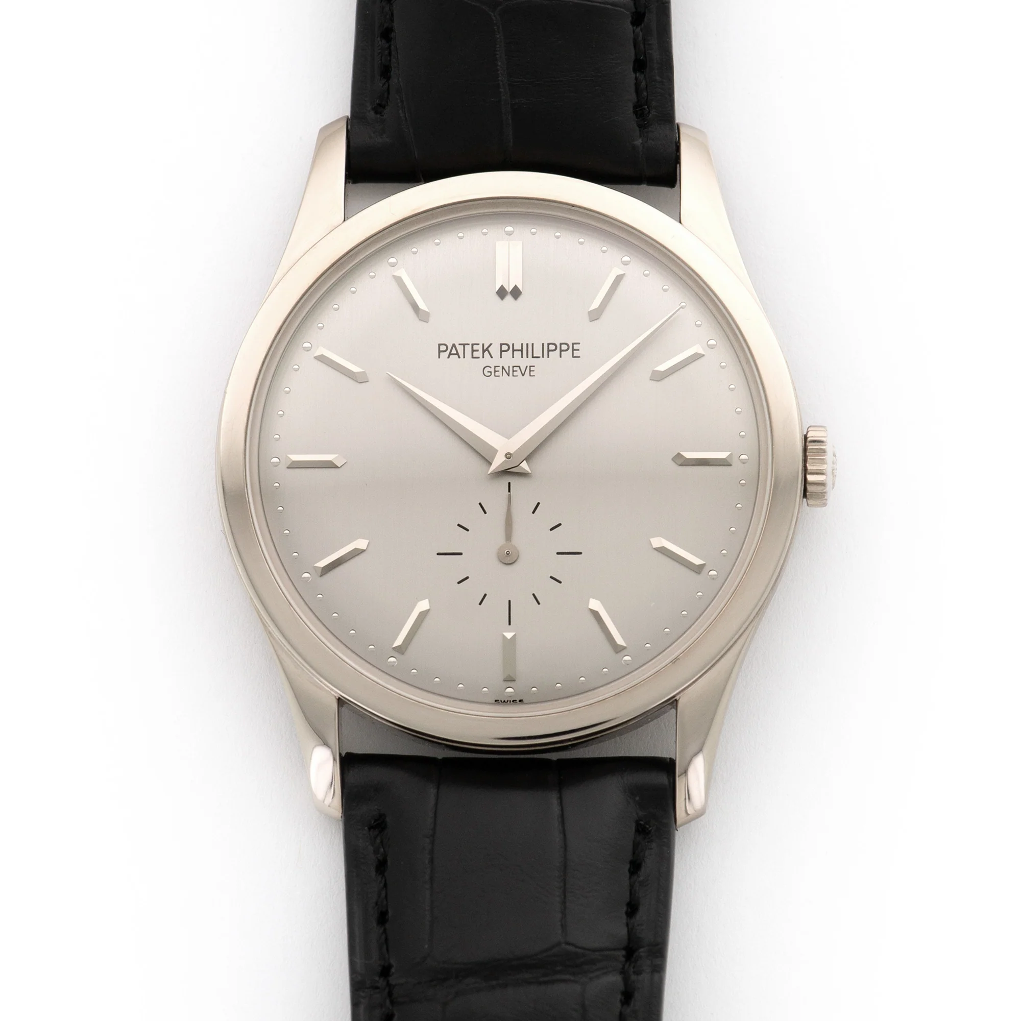 Patek Philippe White Gold Calatrava Watch Ref. 5196
