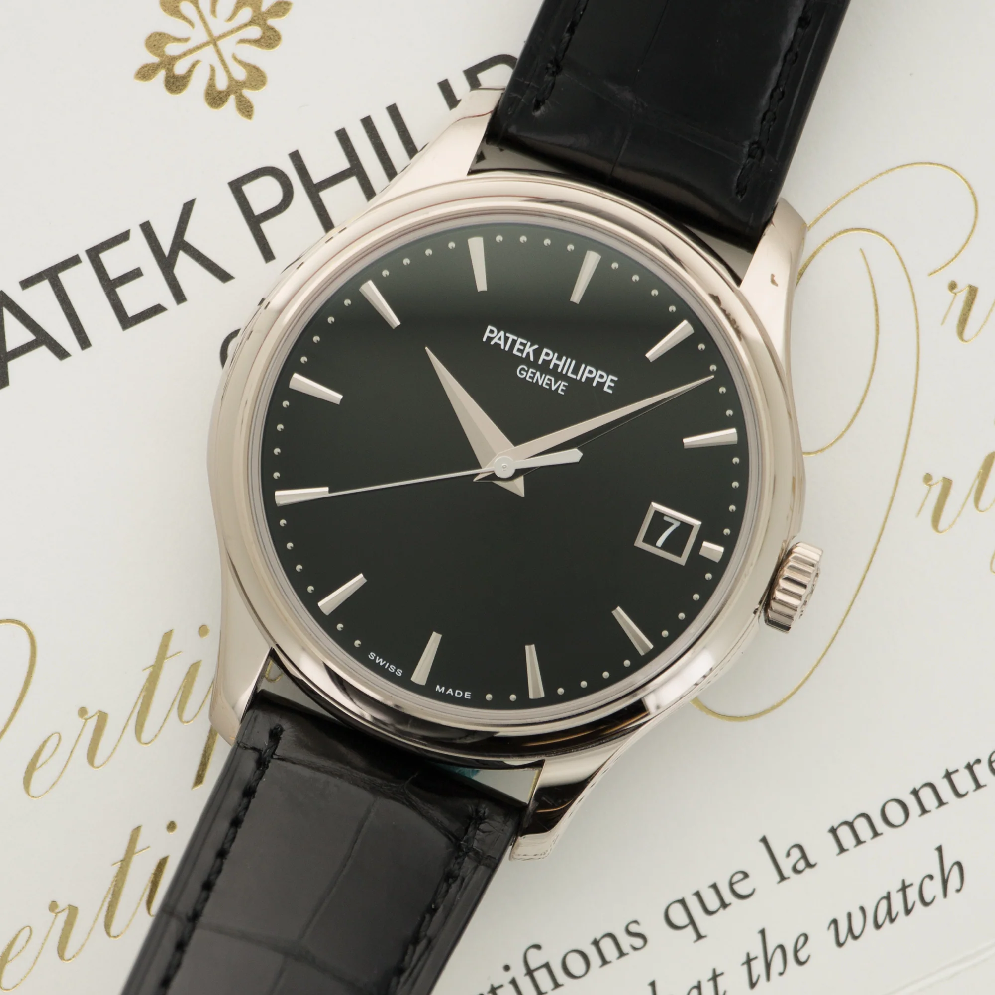 Patek Philippe White Gold Calatrava Watch Ref. 5227G - Image 2