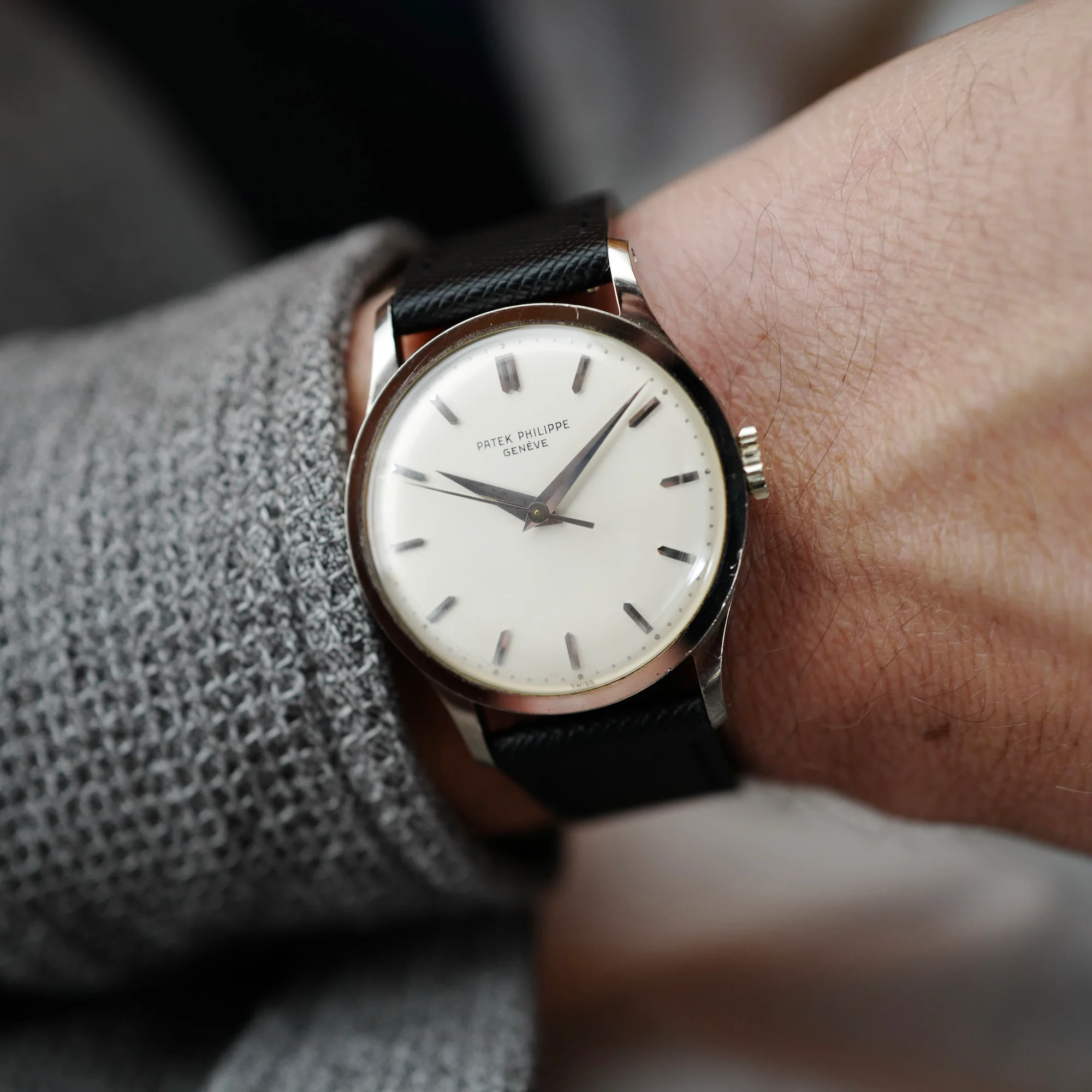 Patek Philippe White Gold Calatrava Watch Ref. 570 - Image 3