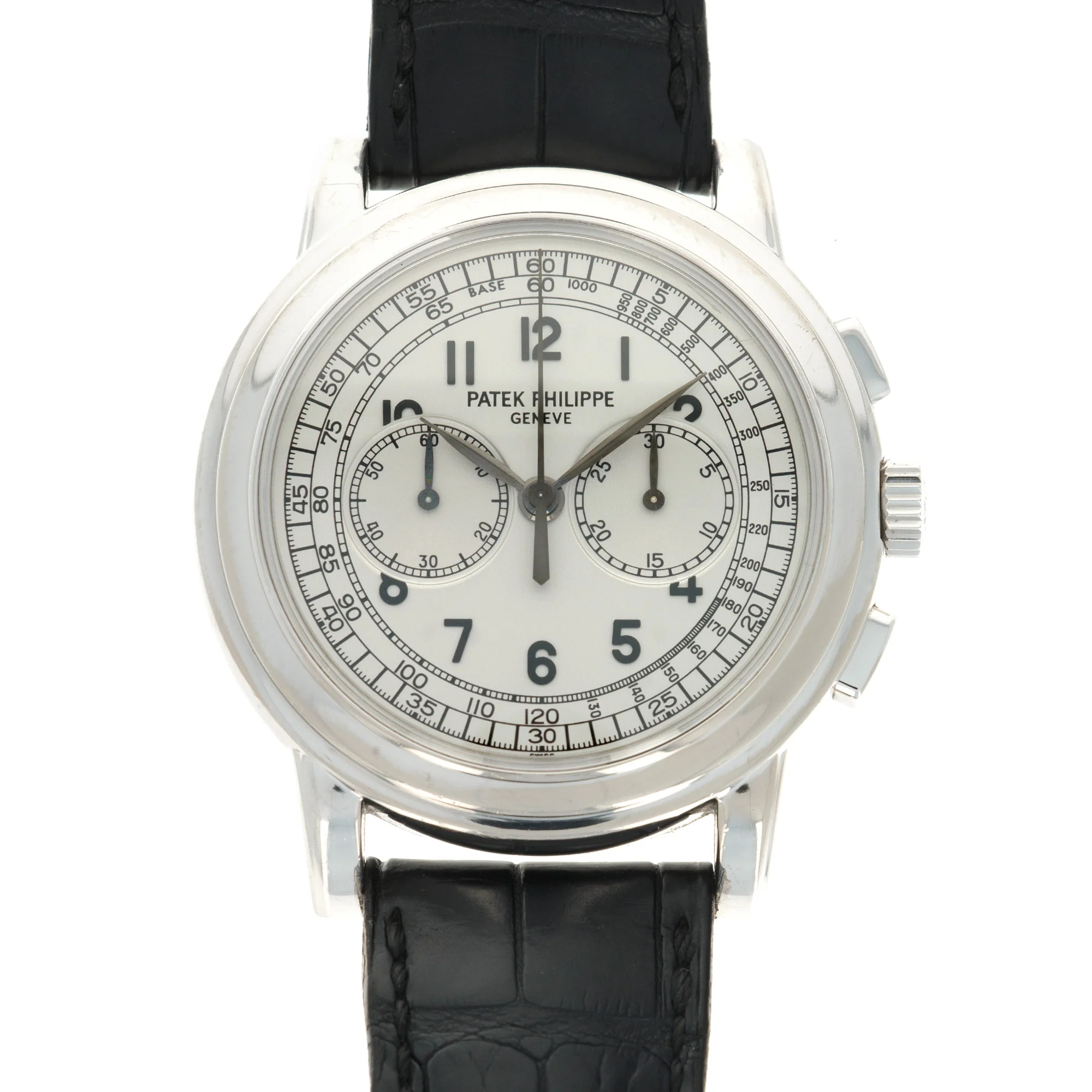 Patek Philippe White Gold Chronograph Watch Ref. 5070