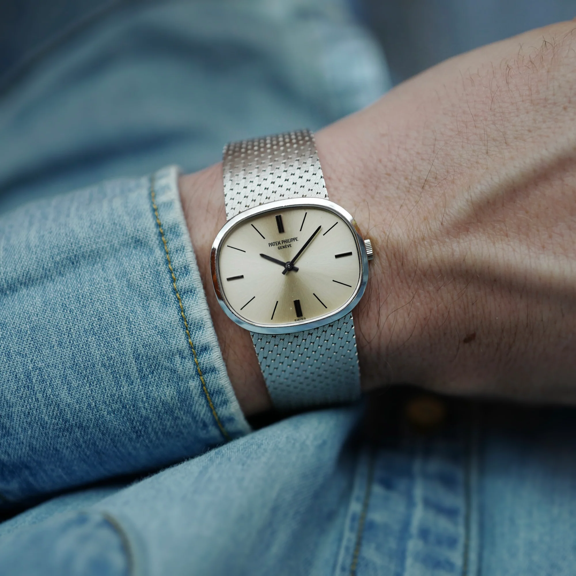 Patek Philippe White Gold Ellipse Ref. 3545 - Image 3