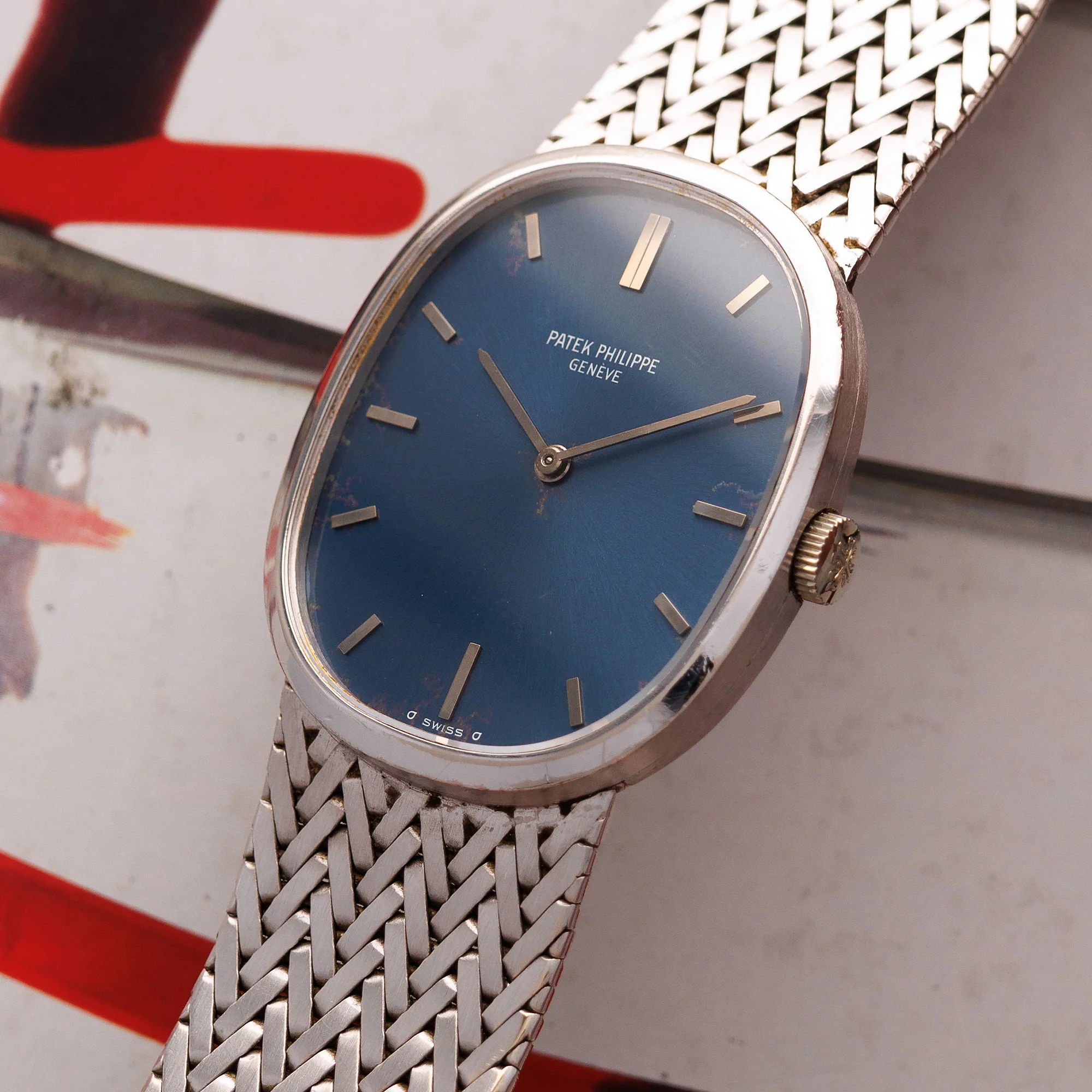Patek Philippe White Gold Ellipse Ref. 3548 - Image 2