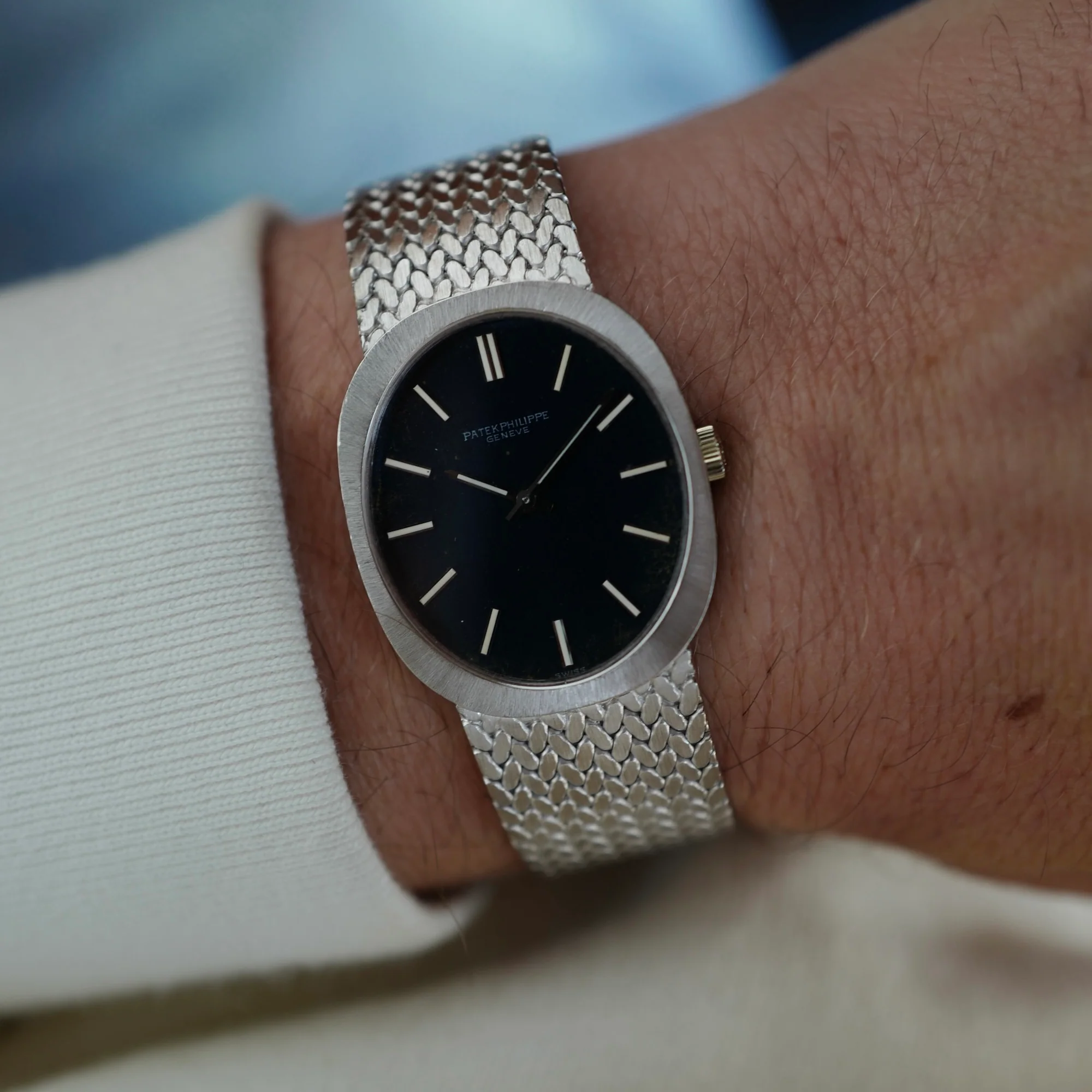 Patek Philippe White Gold Ellipse Ref. 3584 - Image 3