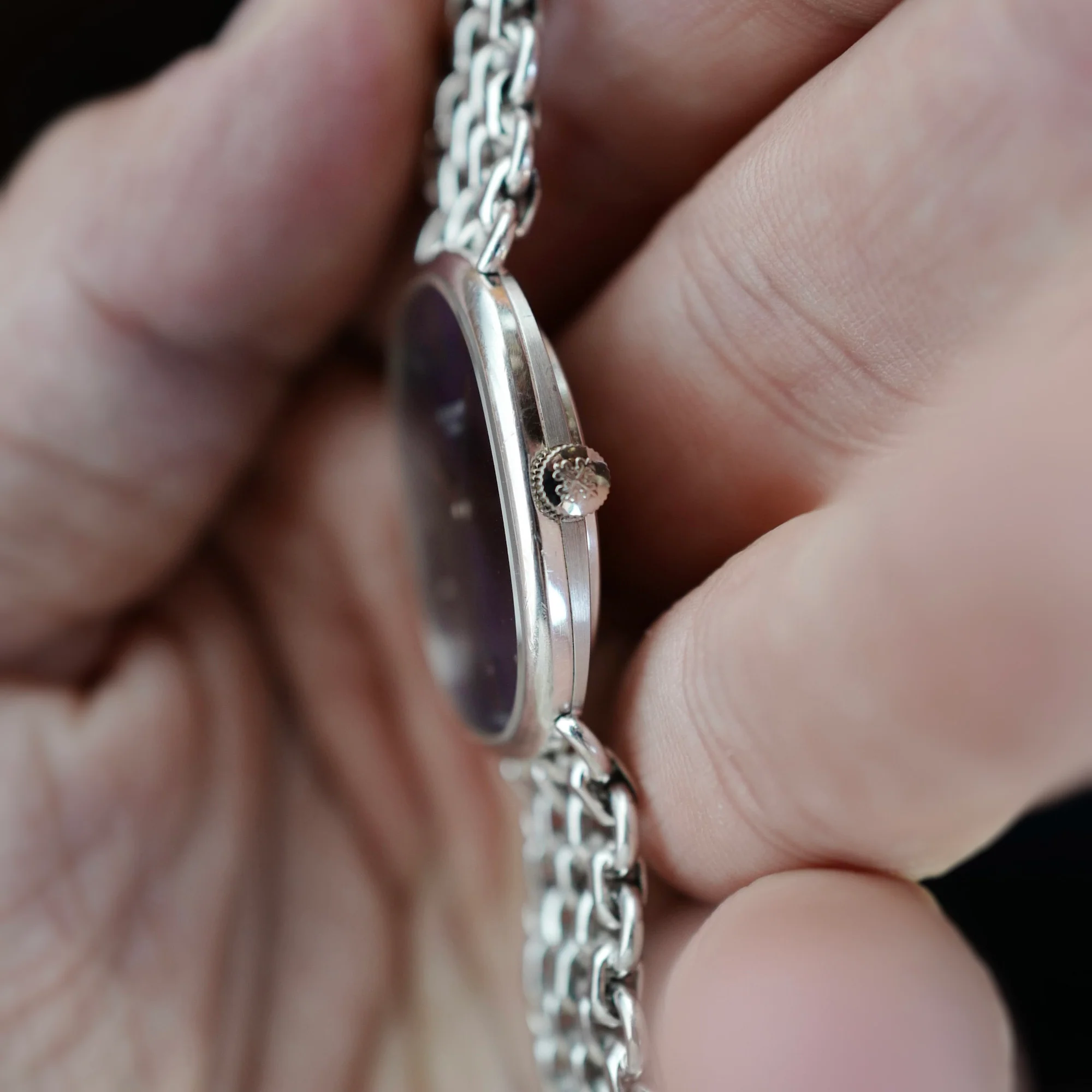 Patek Philippe White Gold Ellipse Ref. 3848 with JPE Chain Link Bracelet (New Arrival) - Image 4