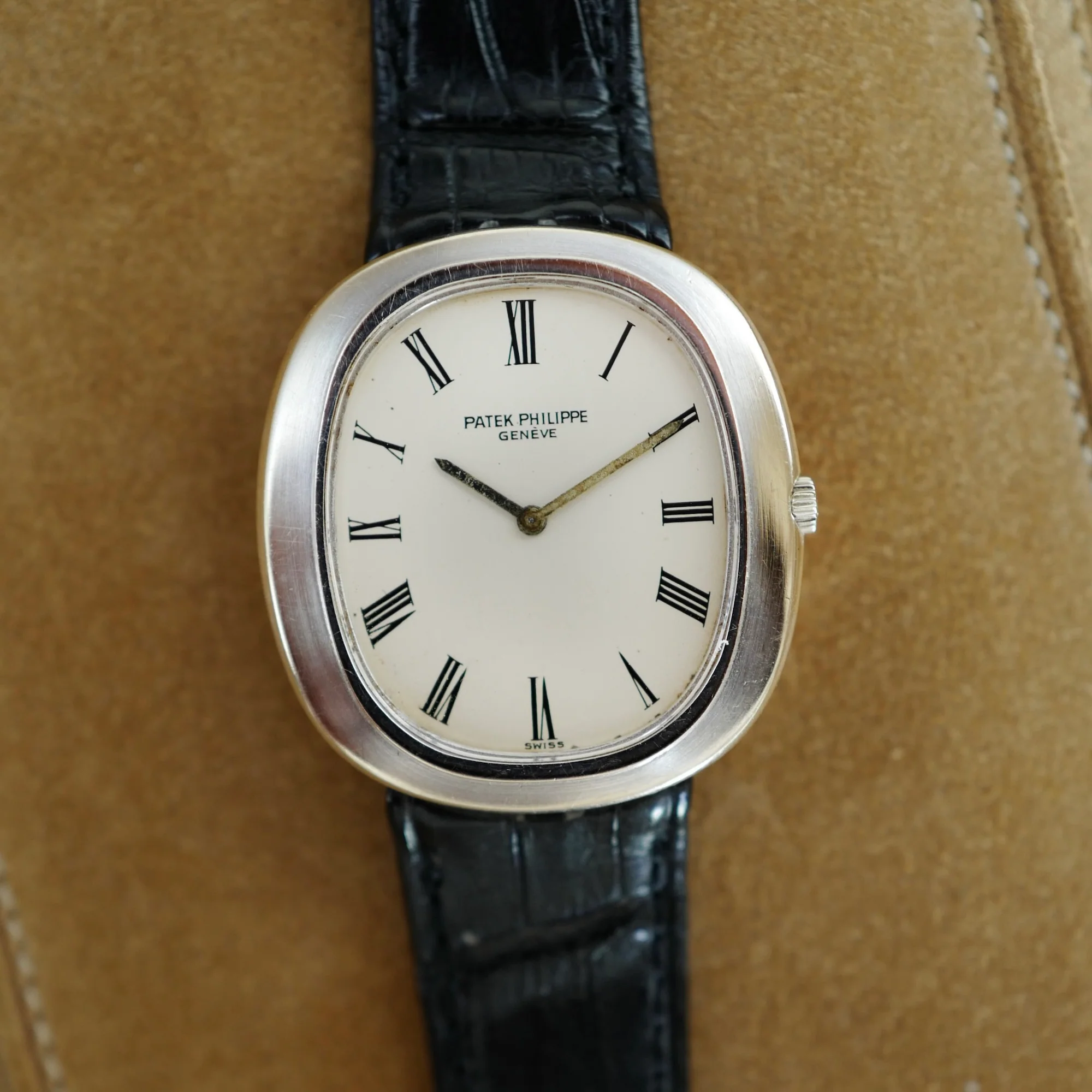 Patek Philippe White Gold Ellipse Watch Ref. 3589 - Image 3