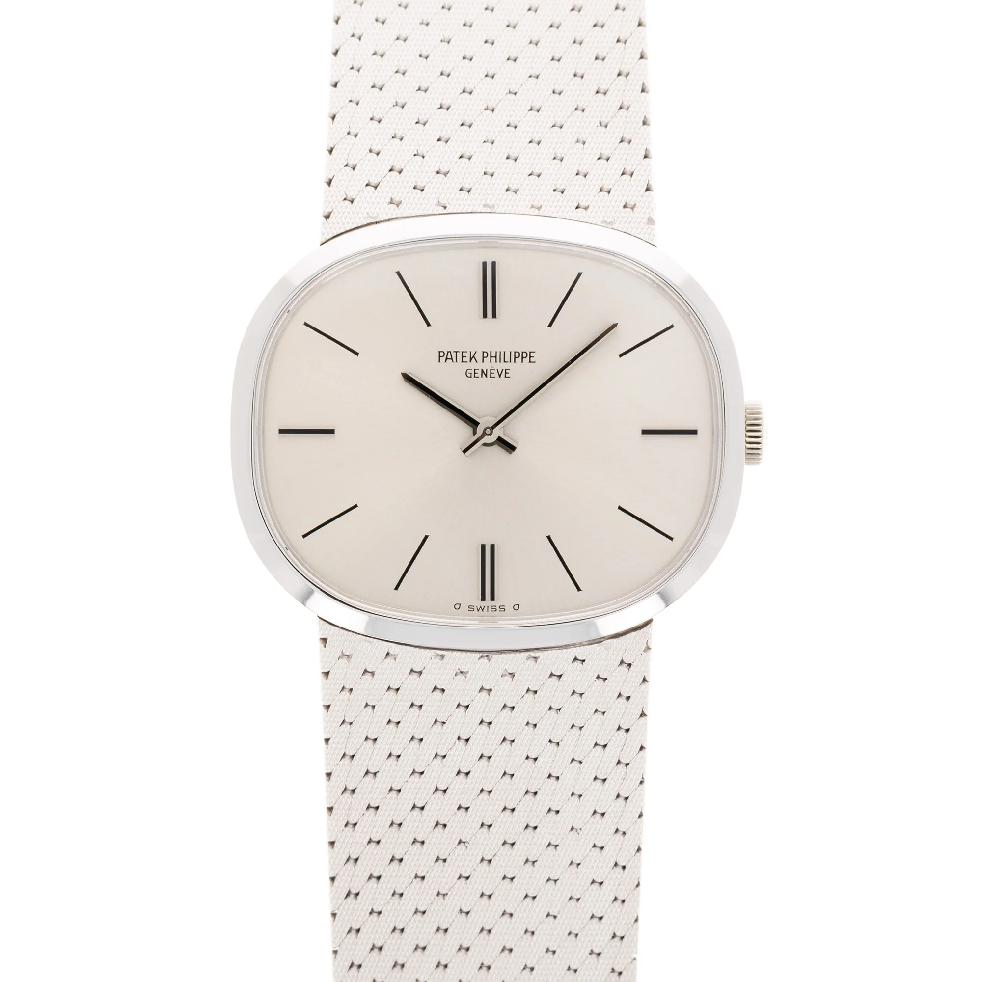 Patek Philippe White Gold Golden Ellipse Watch Ref. 3545
