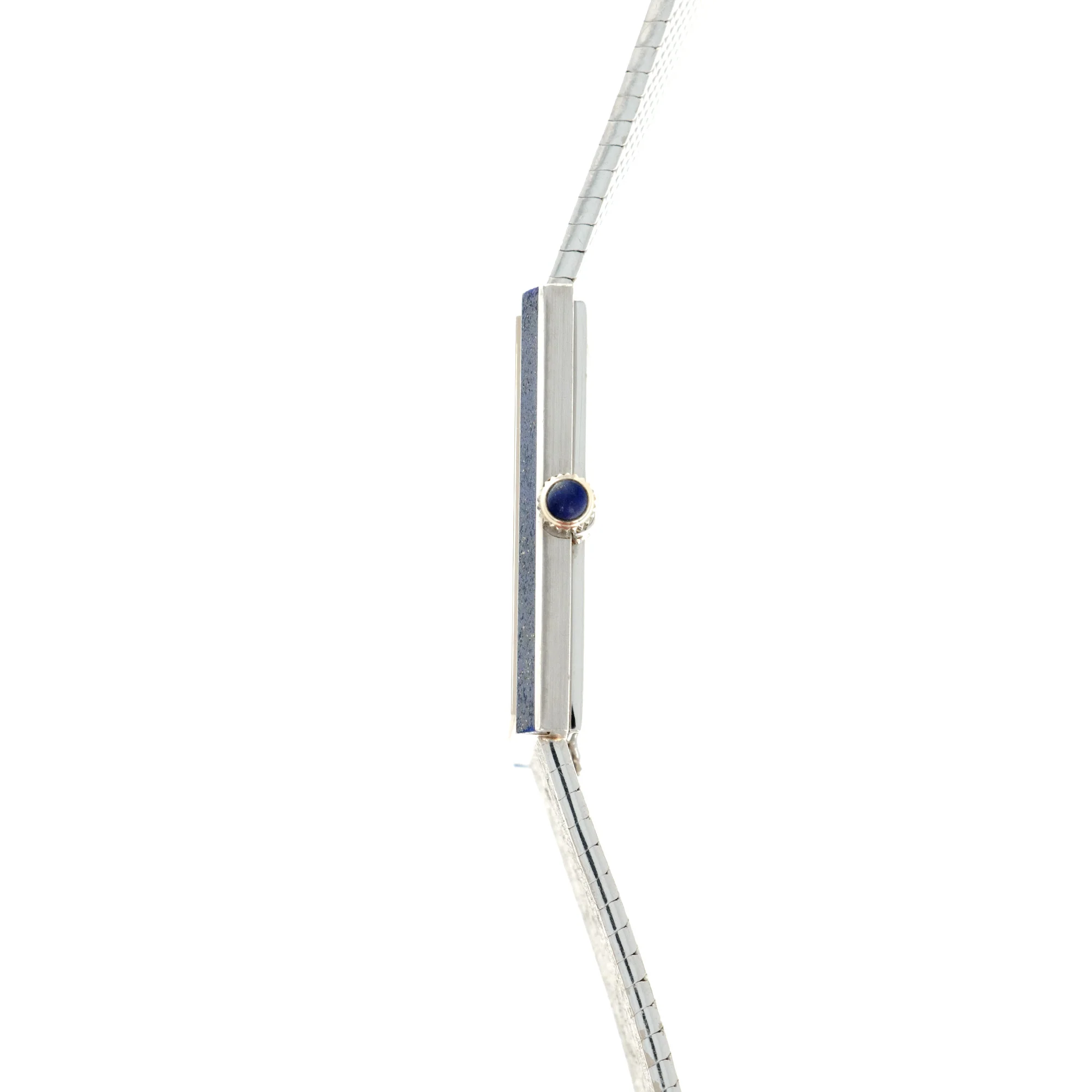 Patek Philippe White Gold Lapis Square Watch Ref. 3578 - Image 3