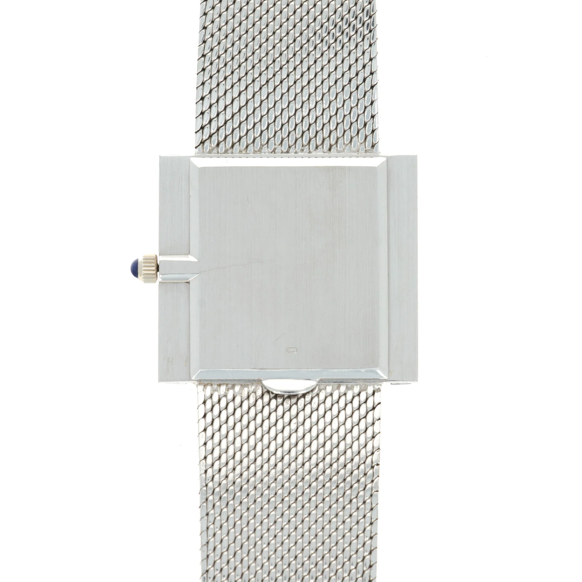 Patek Philippe White Gold Lapis Square Watch Ref. 3578 - Image 4