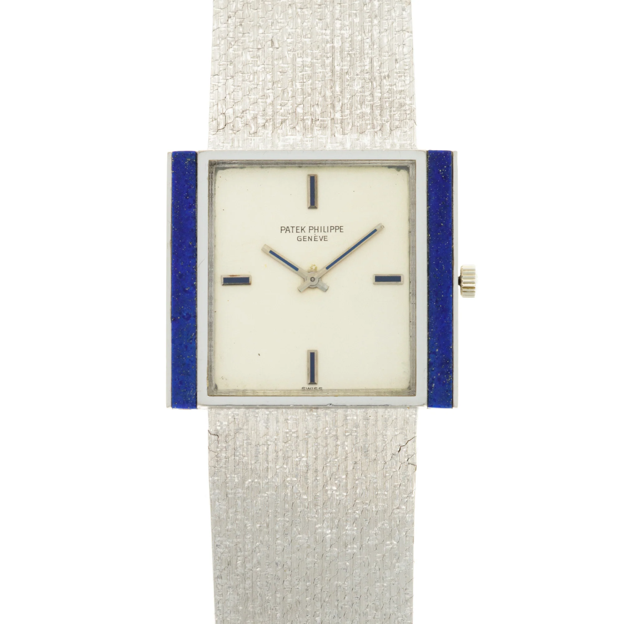 Patek Philippe White Gold Lapis Watch Ref. 3578