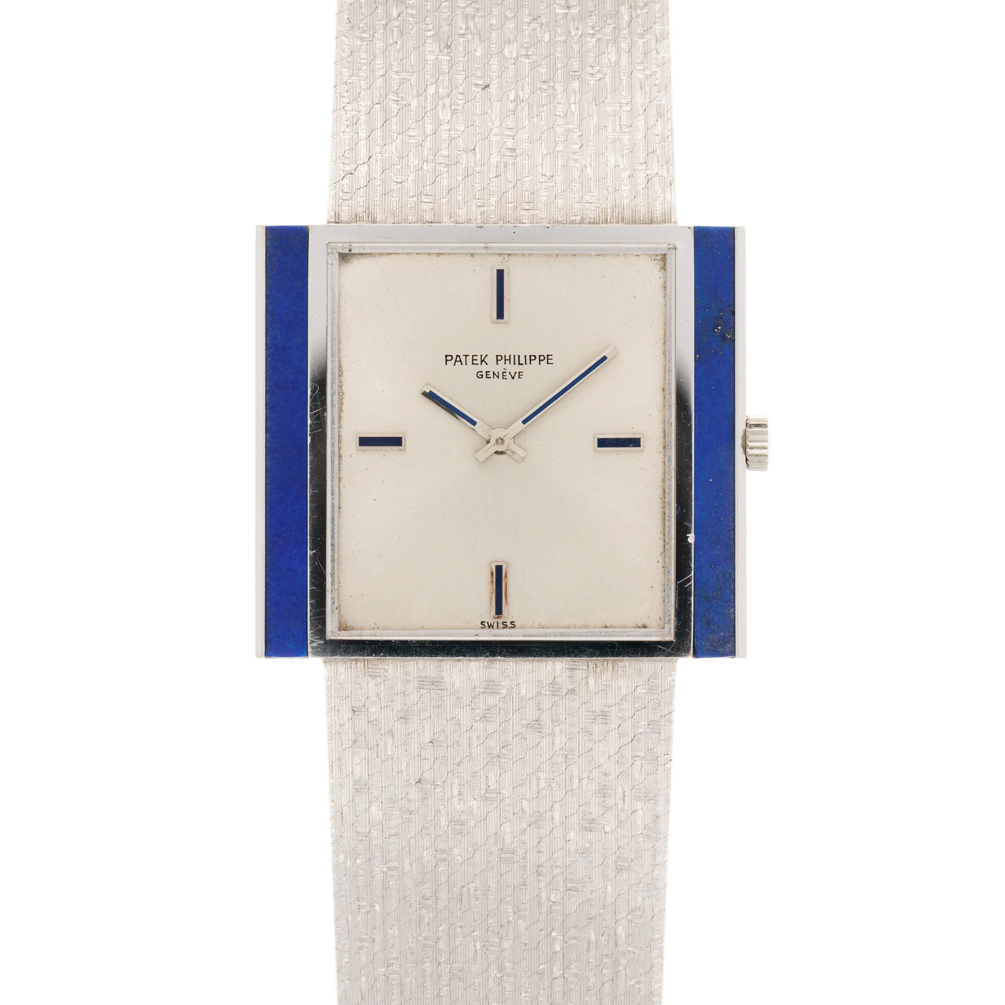 Patek Philippe White Gold Lapis Watch Ref. 3578