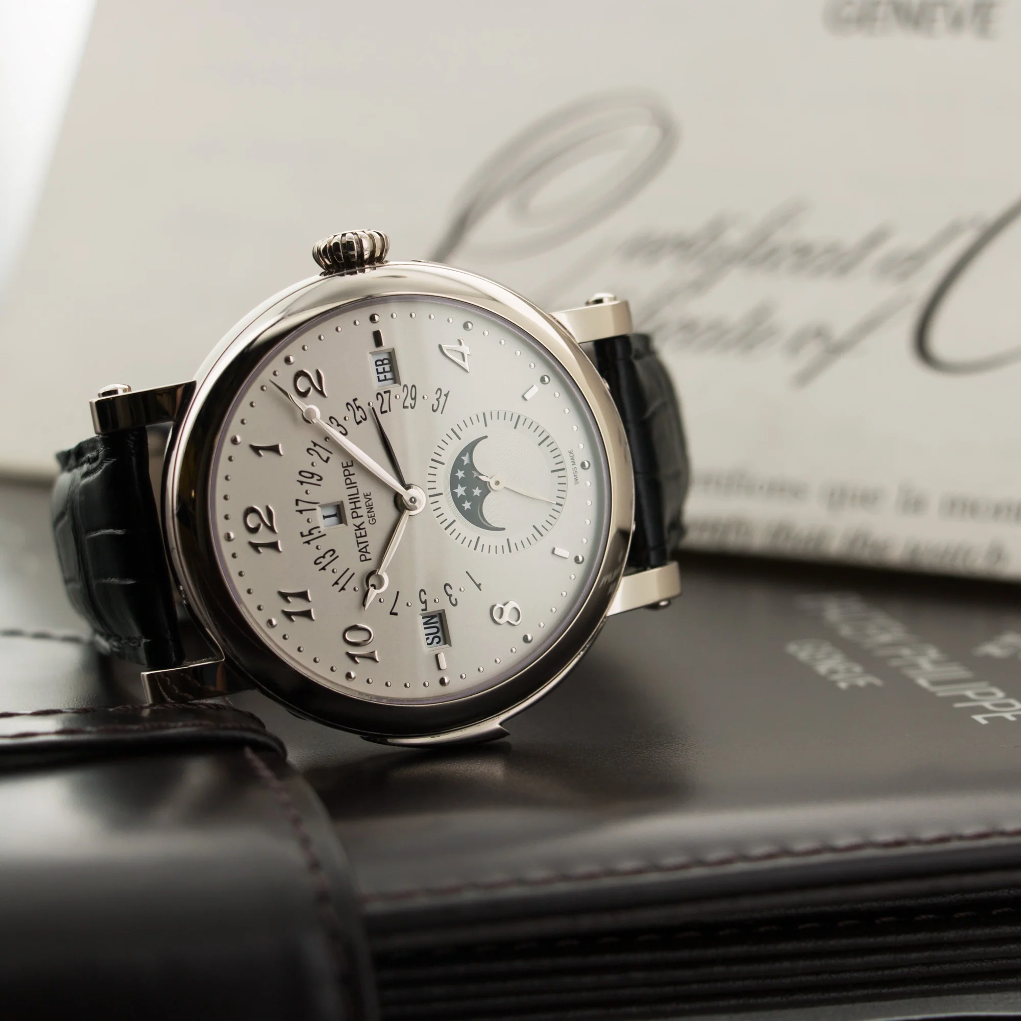 Patek Philippe White Gold Minute Repeating Perpetual Ref. 5213 - Image 6