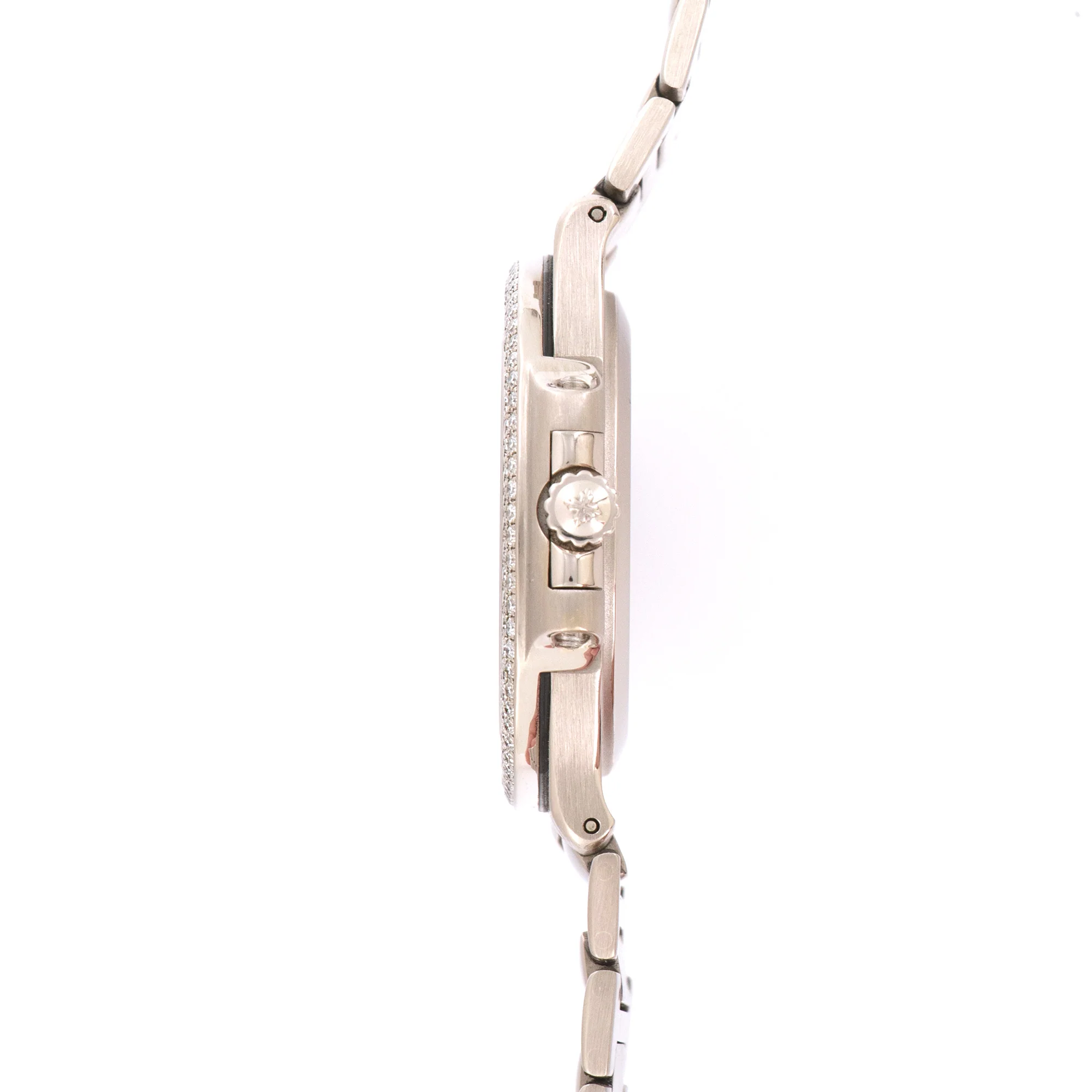 Patek Philippe White Gold Nautilus Diamond Watch Ref. 3800 - Image 3