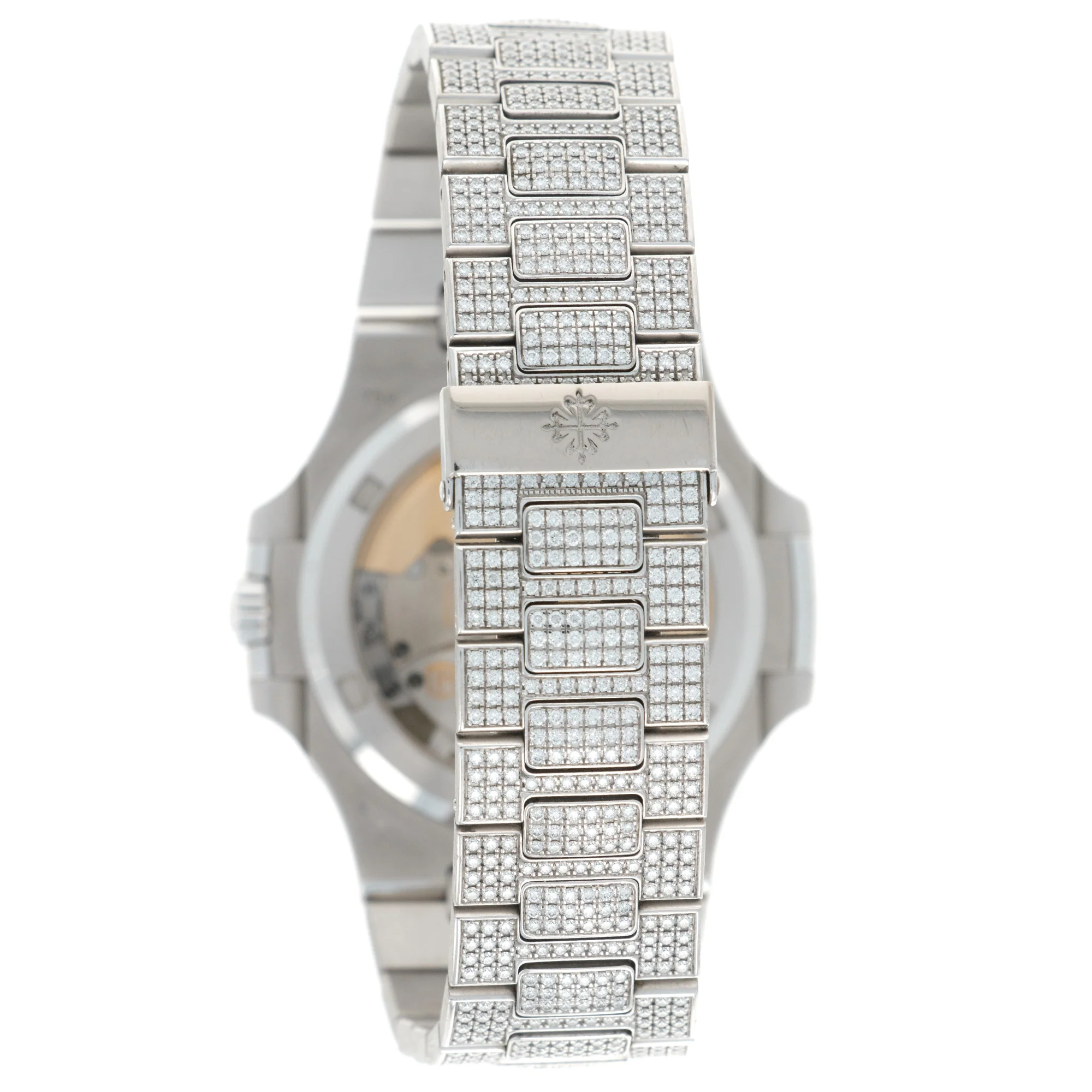 Patek Philippe White Gold Nautilus Diamond Watch Ref. 5719 - Image 5