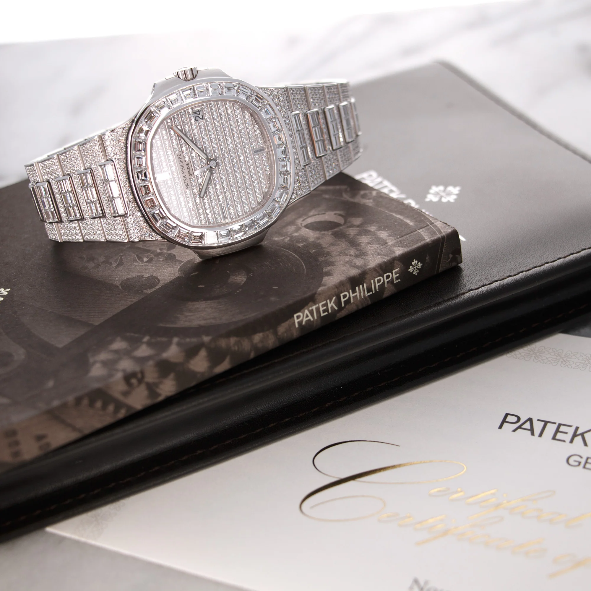 Patek Philippe White Gold Nautilus Watch Ref. 5719 - Image 5