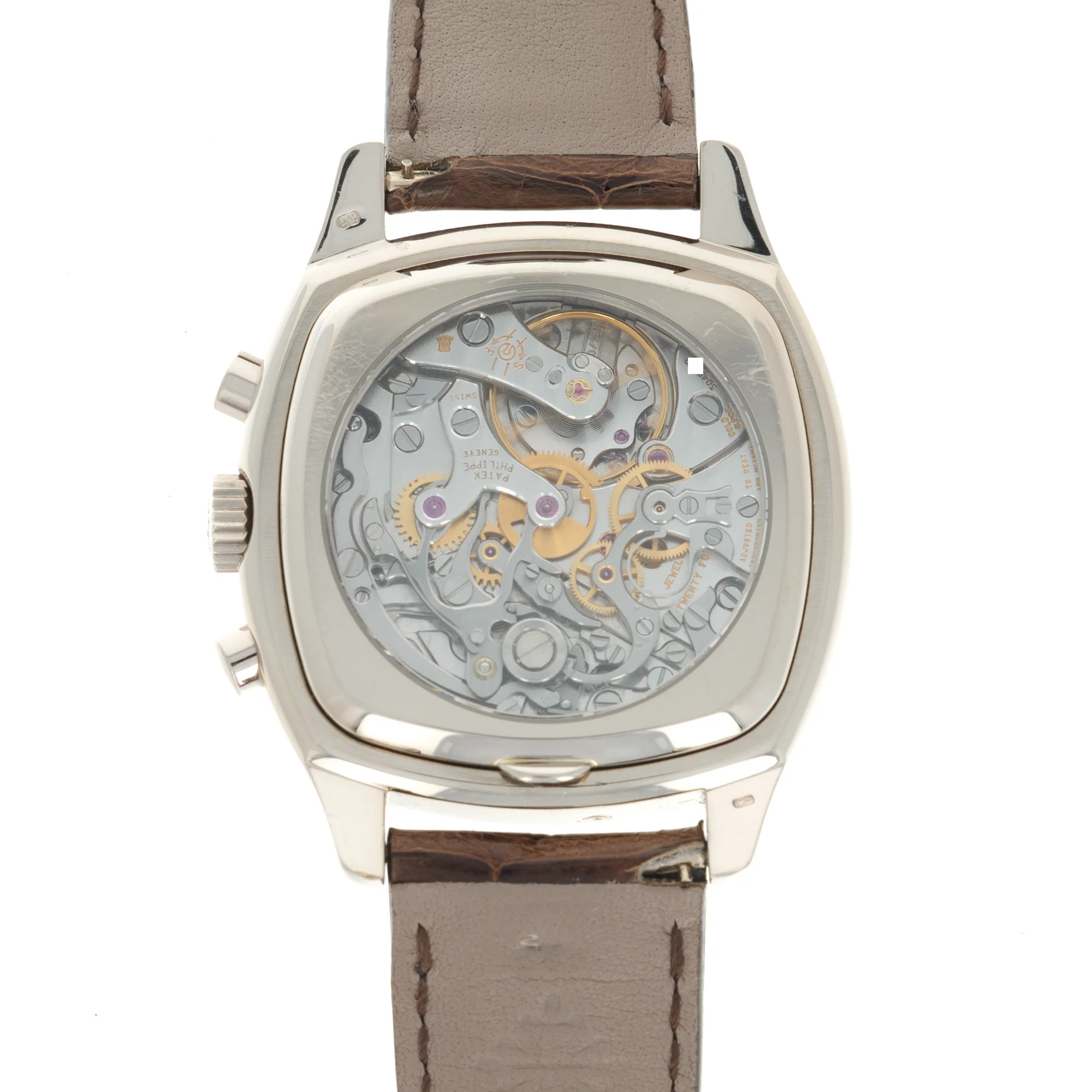 Patek Philippe White Gold Perpetual Calendar Chrono Watch Ref. 5020 - Image 4
