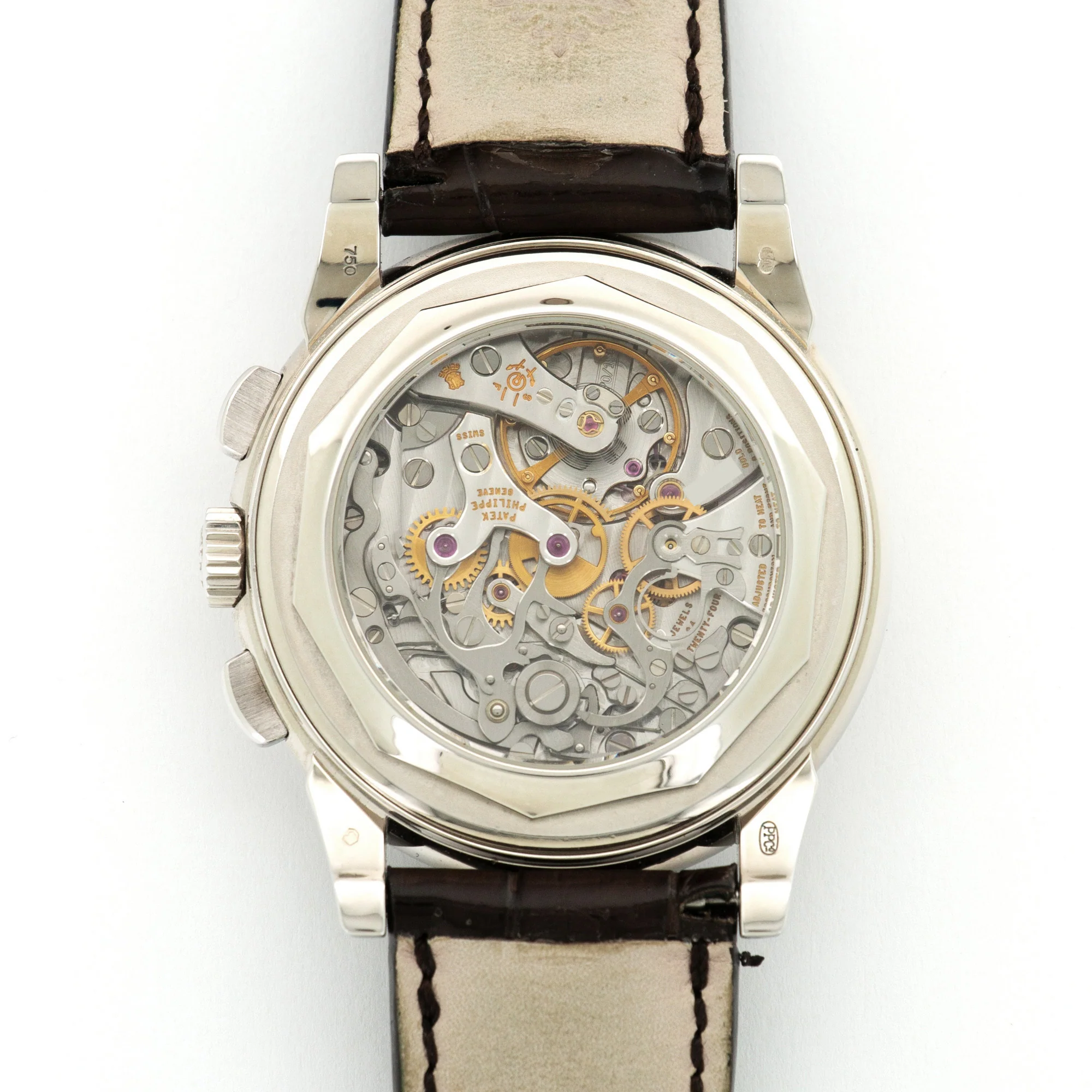 Patek Philippe White Gold Perpetual Calendar Chrono Watch Ref. 5970 - Image 4
