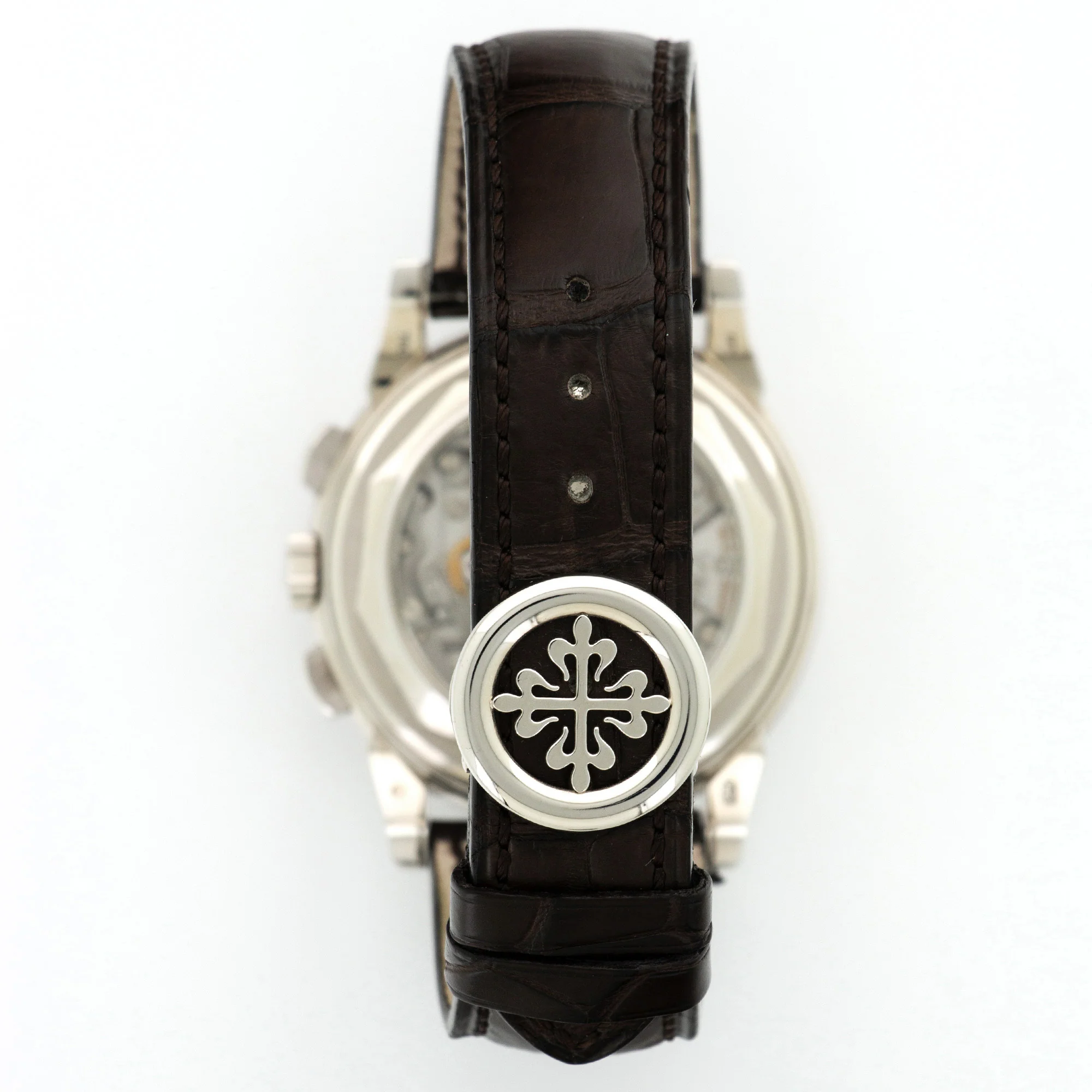 Patek Philippe White Gold Perpetual Calendar Chrono Watch Ref. 5970 - Image 5