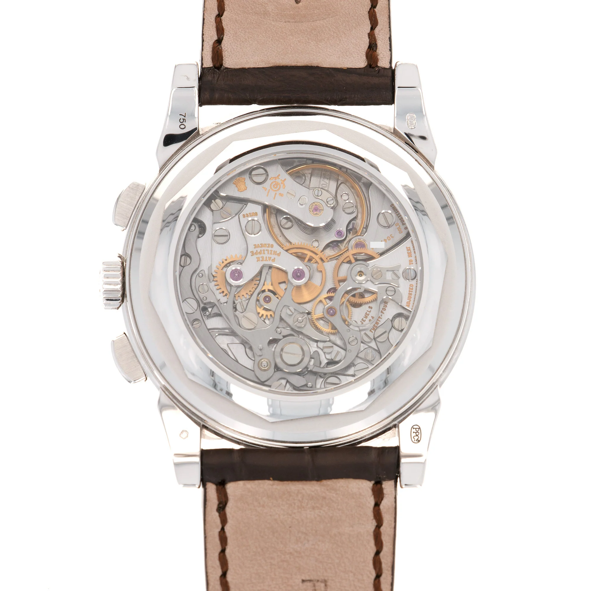 Patek Philippe White Gold Perpetual Calendar Chrono Watch Ref. 5970 - Image 4
