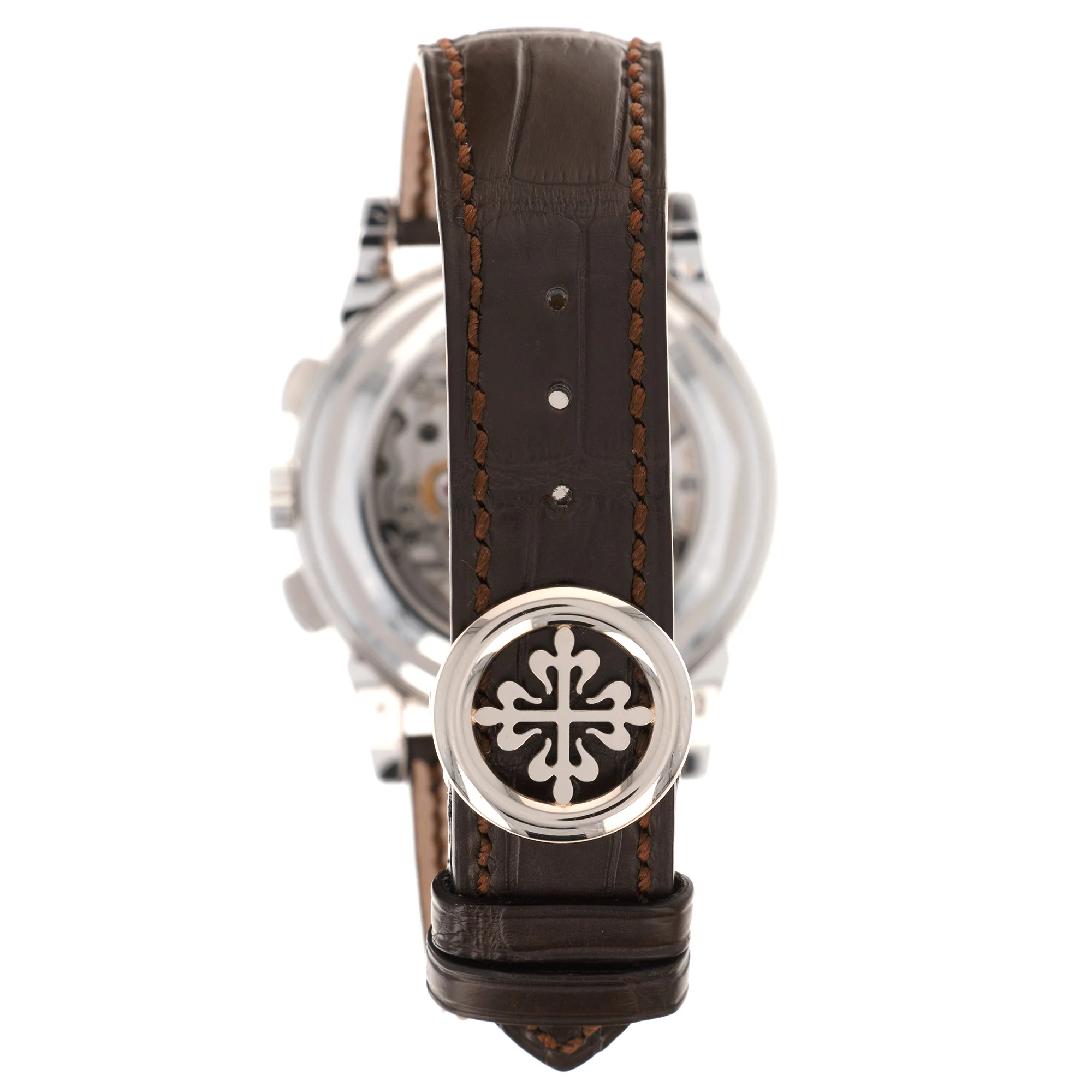 Patek Philippe White Gold Perpetual Calendar Chrono Watch Ref. 5970 - Image 5