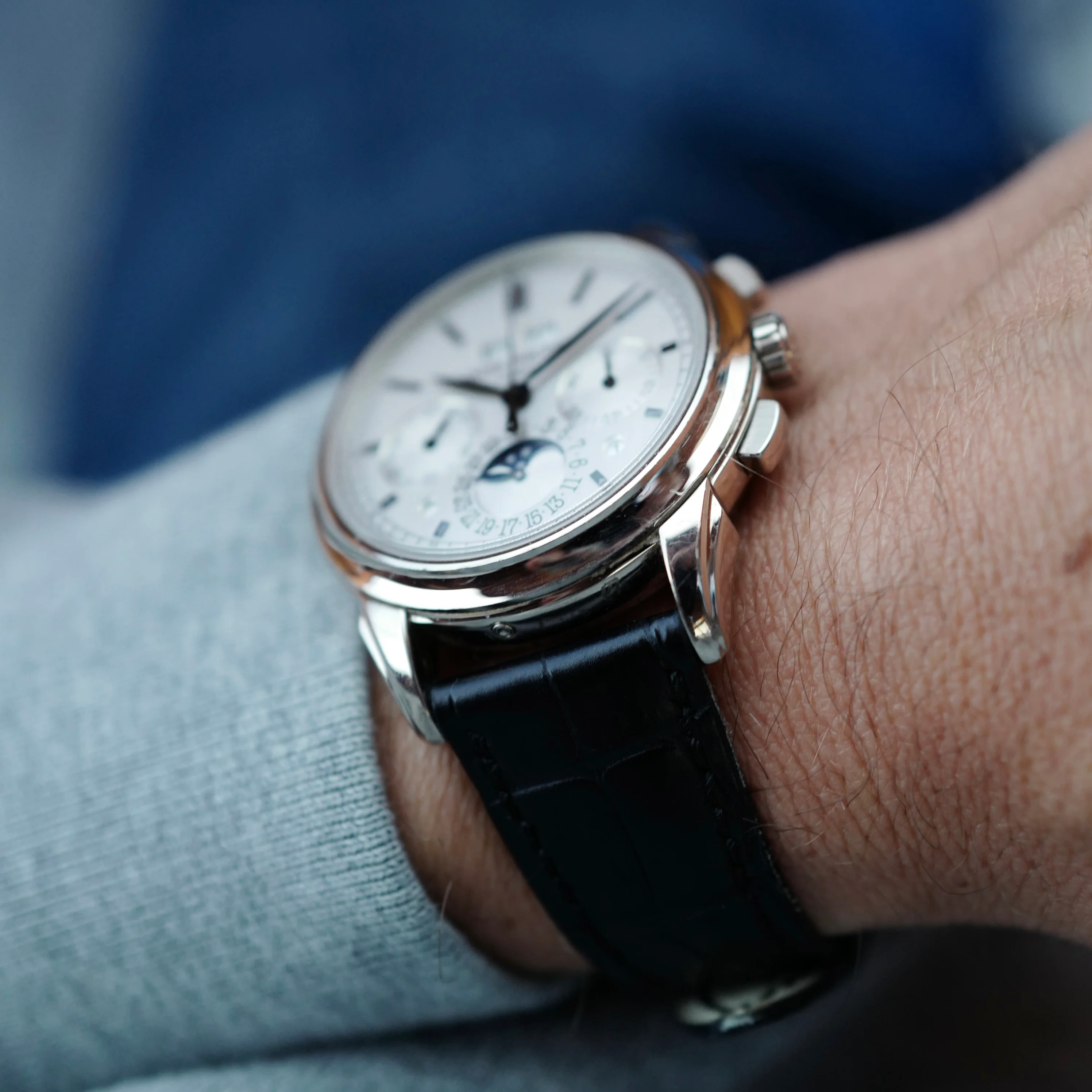 Patek Philippe White Gold Perpetual Calendar Chronograph Ref. 5270G - Image 4