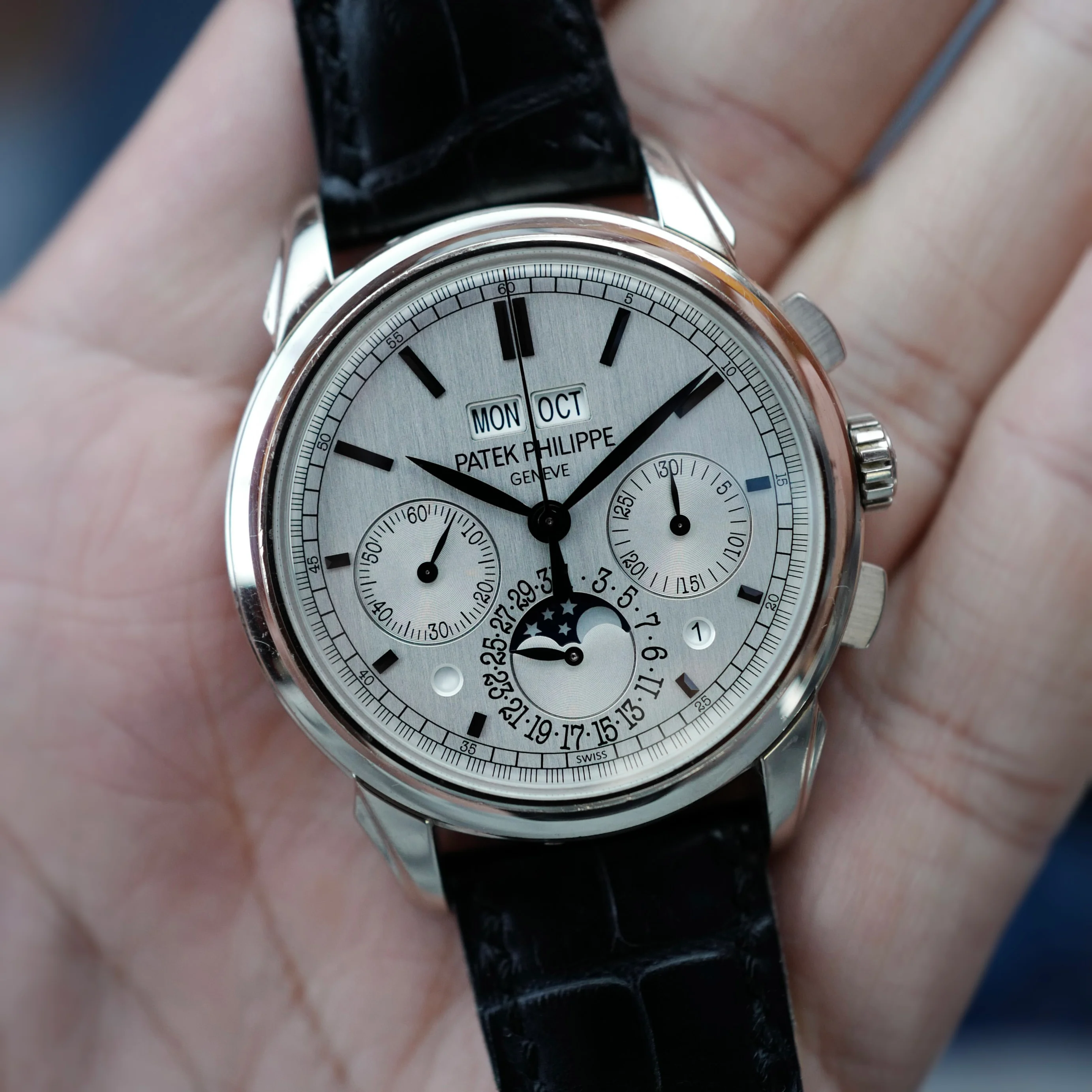 Patek Philippe White Gold Perpetual Calendar Chronograph Ref. 5270G - Image 5
