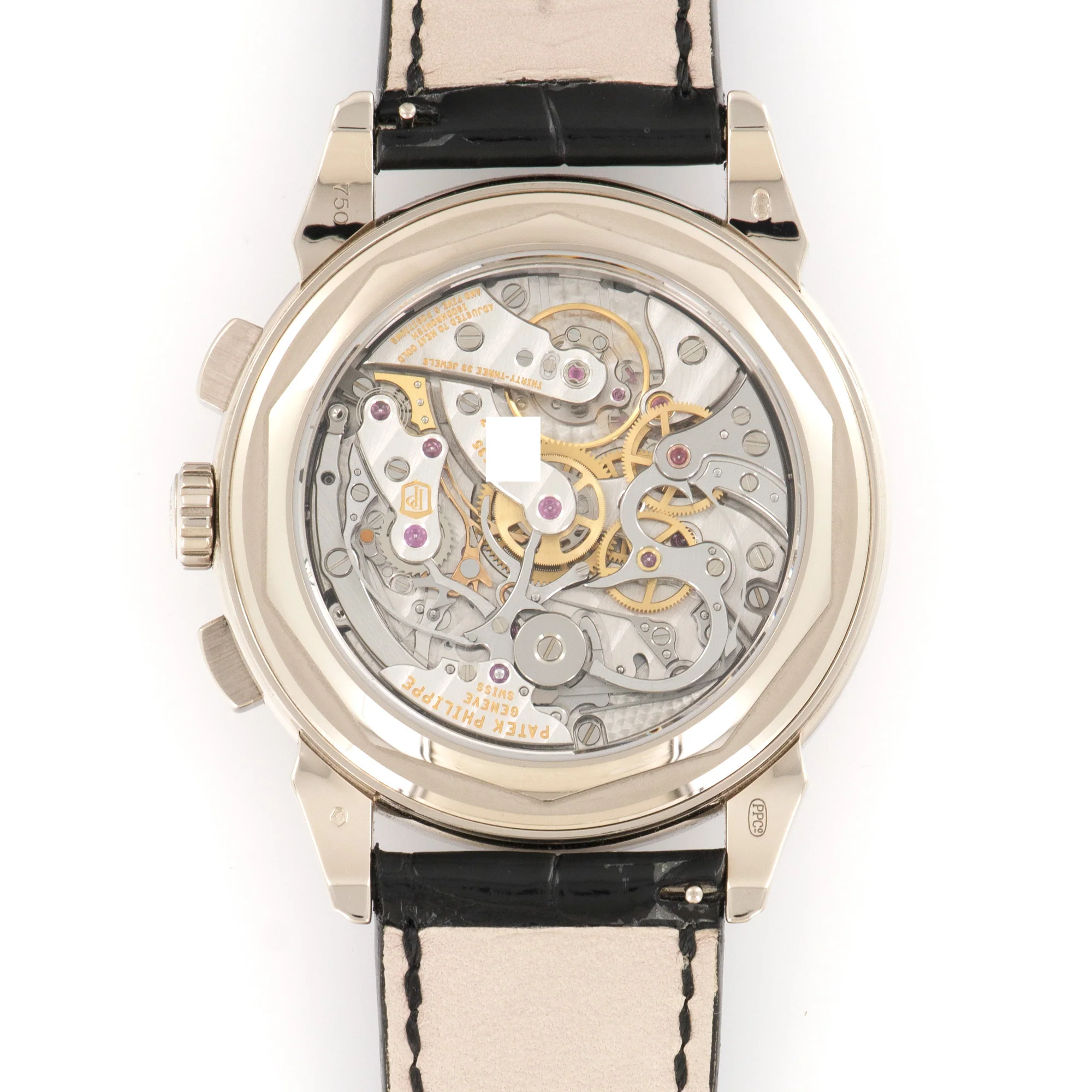 Patek Philippe White Gold Perpetual Calendar Chronograph Watch Ref. 5270 - Image 4