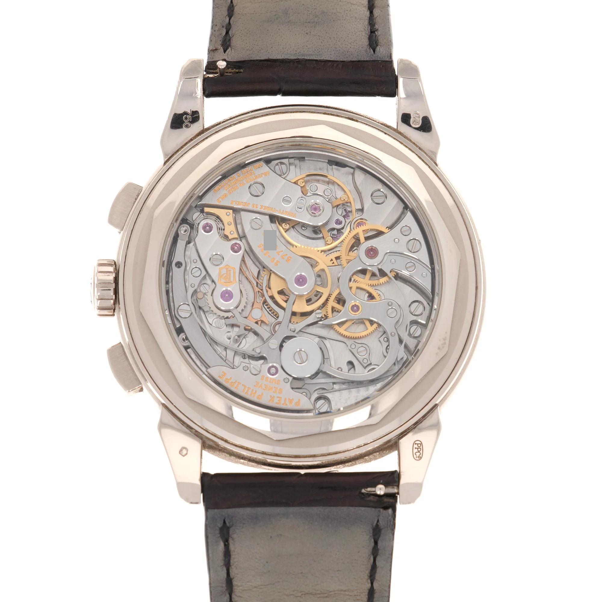 Patek Philippe White Gold Perpetual Calendar Chronograph Watch Ref. 5270 - Image 4