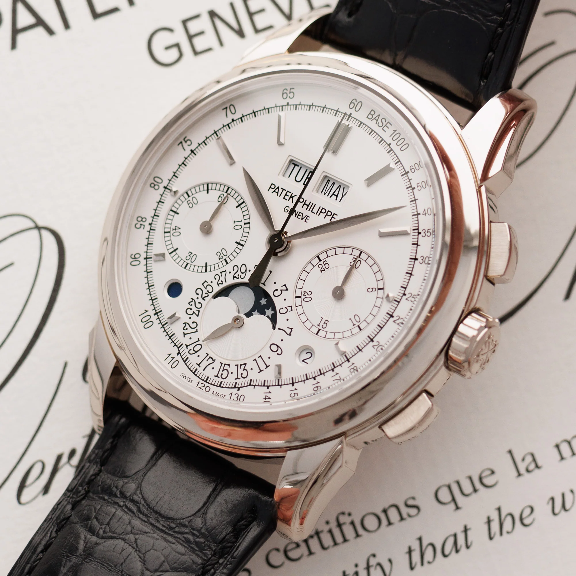 Patek Philippe White Gold Perpetual Calendar Ref. 5270 - Image 2