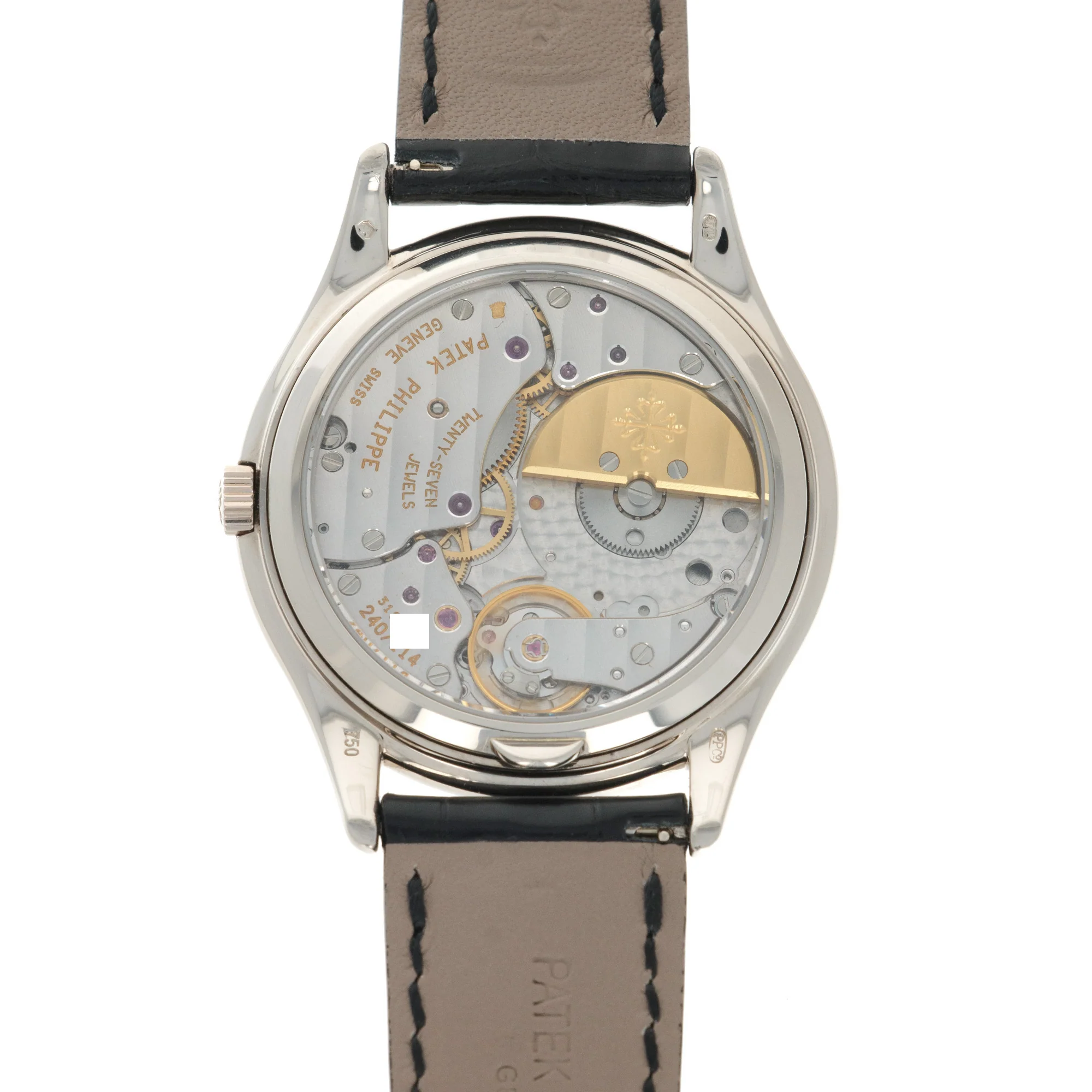 Patek Philippe White Gold Perpetual Calendar Watch Ref. 3940 - Image 4