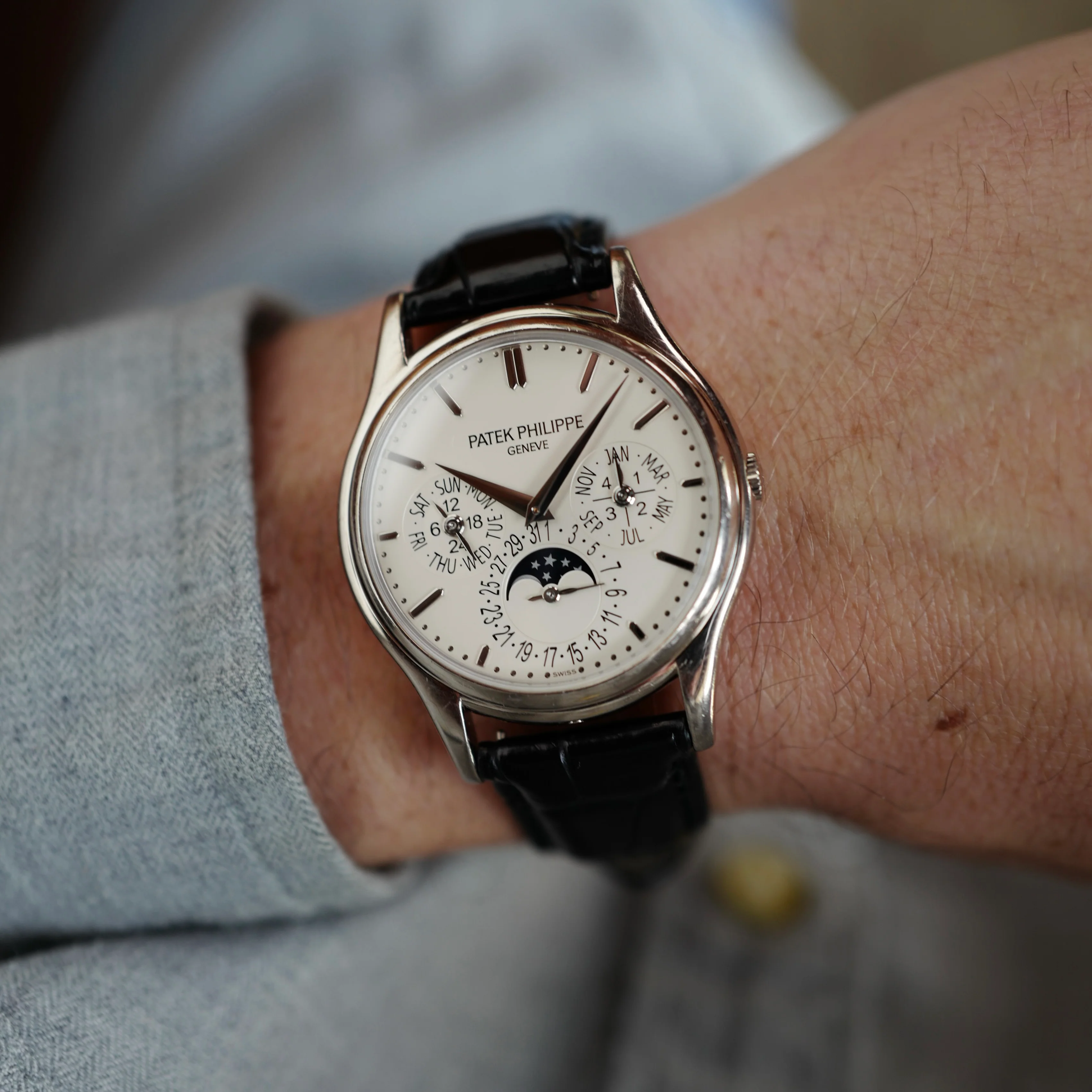 Patek Philippe White Gold Perpetual Calendar Watch Ref. 5140 (NEW ARRIVAL)