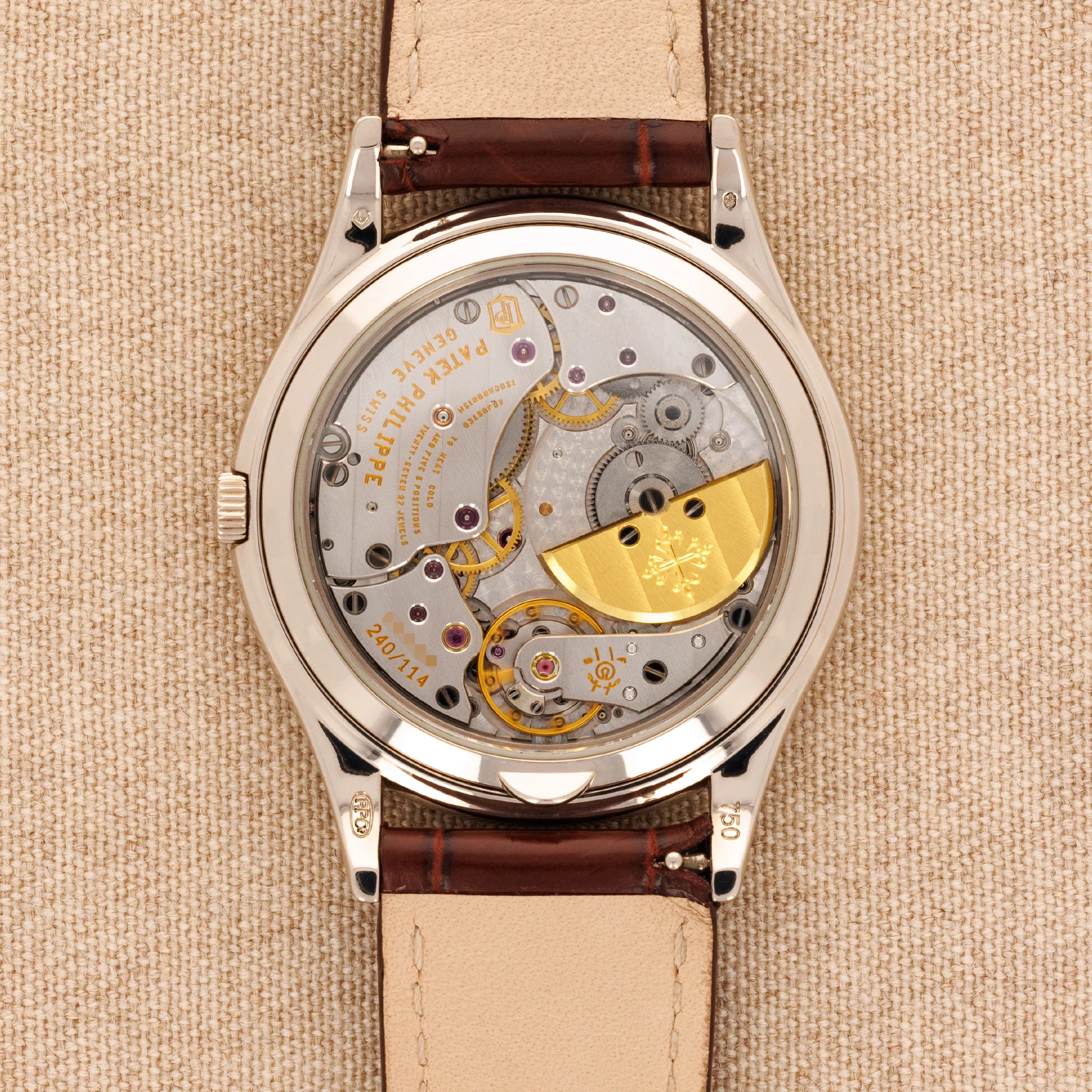 Patek Philippe White Gold Perpetual Calendar Watch Ref. 5140 - Image 3