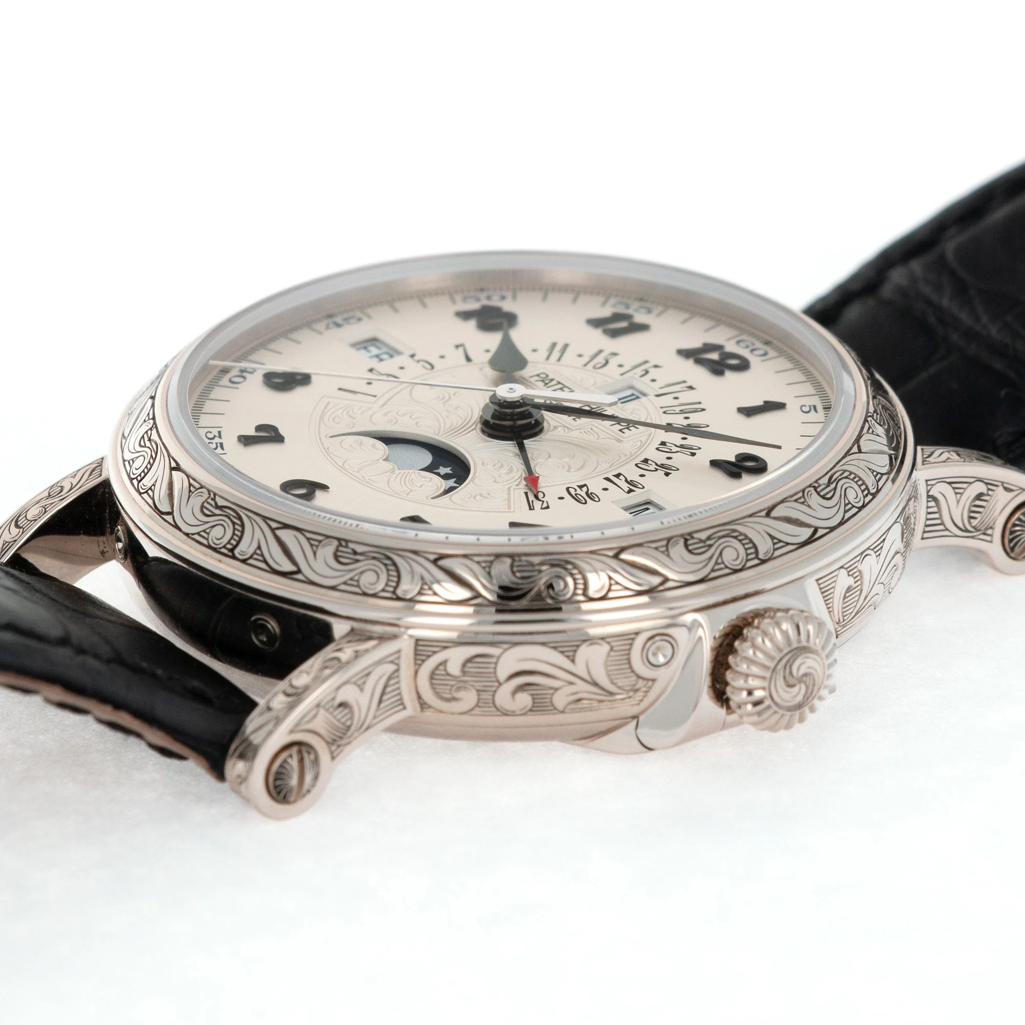 Patek Philippe White Gold Perpetual Calendar Watch Ref. 5160, Retailed by Tiffany & Co. - Image 4