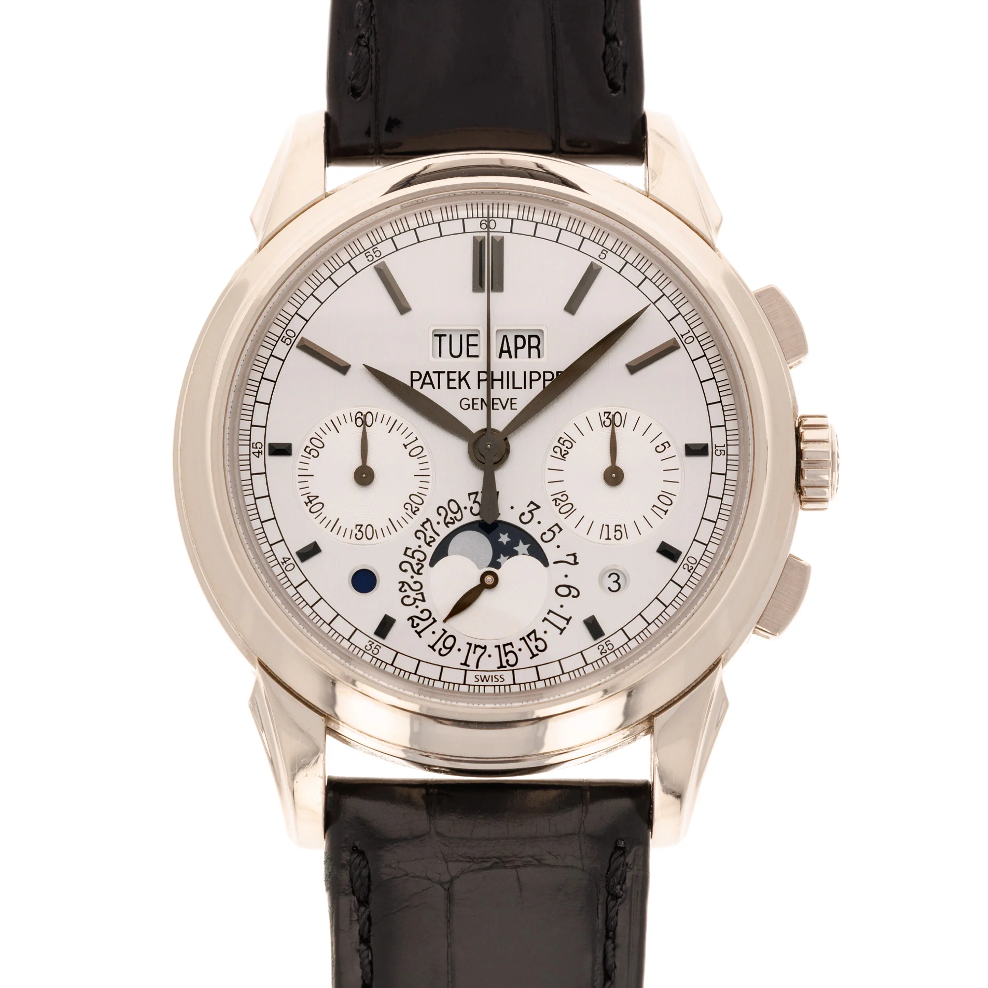 Patek Philippe White Gold Perpetual Calendar Watch Ref. 5270