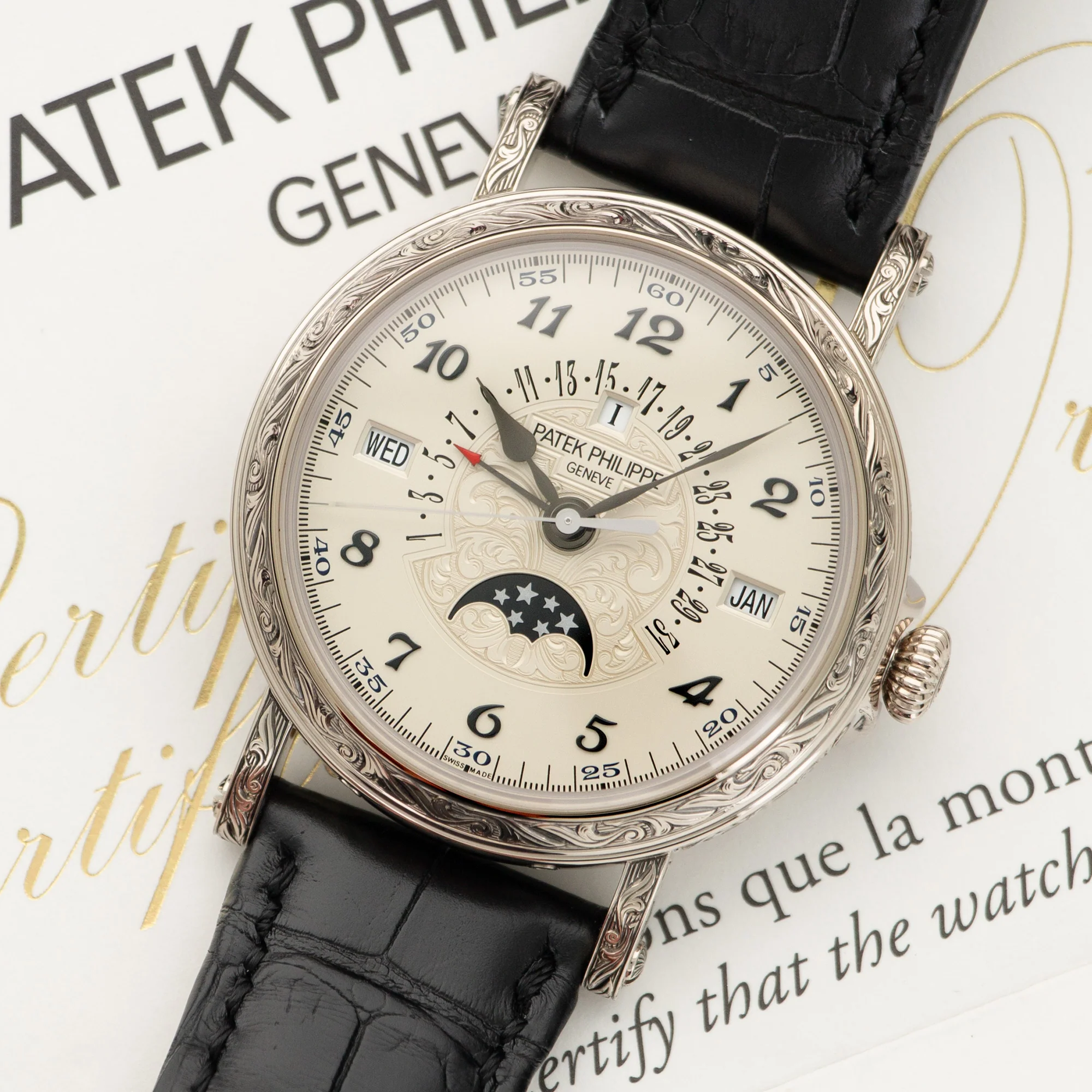 Patek Philippe White Gold Perpetual Ref. 5160 - Image 2
