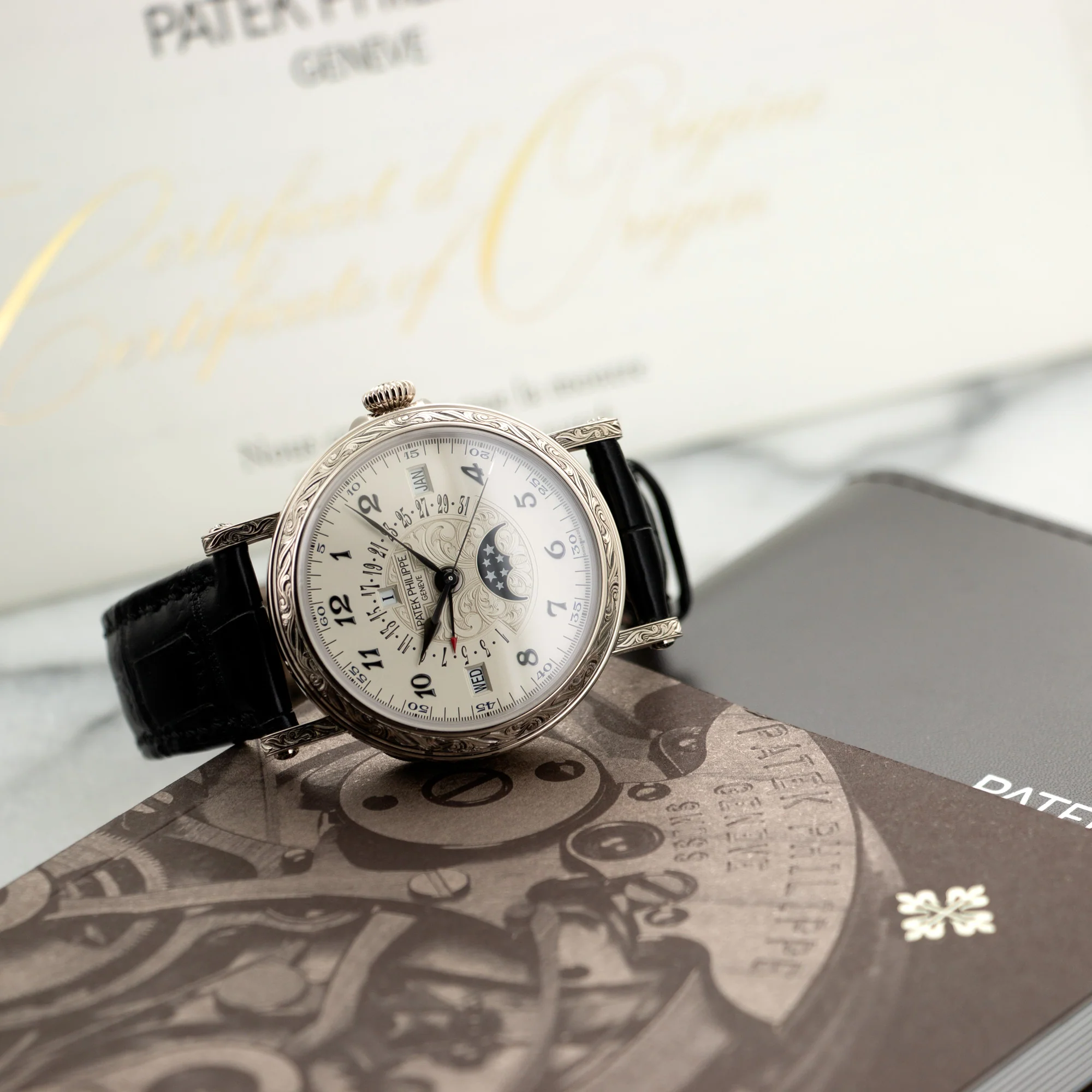 Patek Philippe White Gold Perpetual Ref. 5160 - Image 6