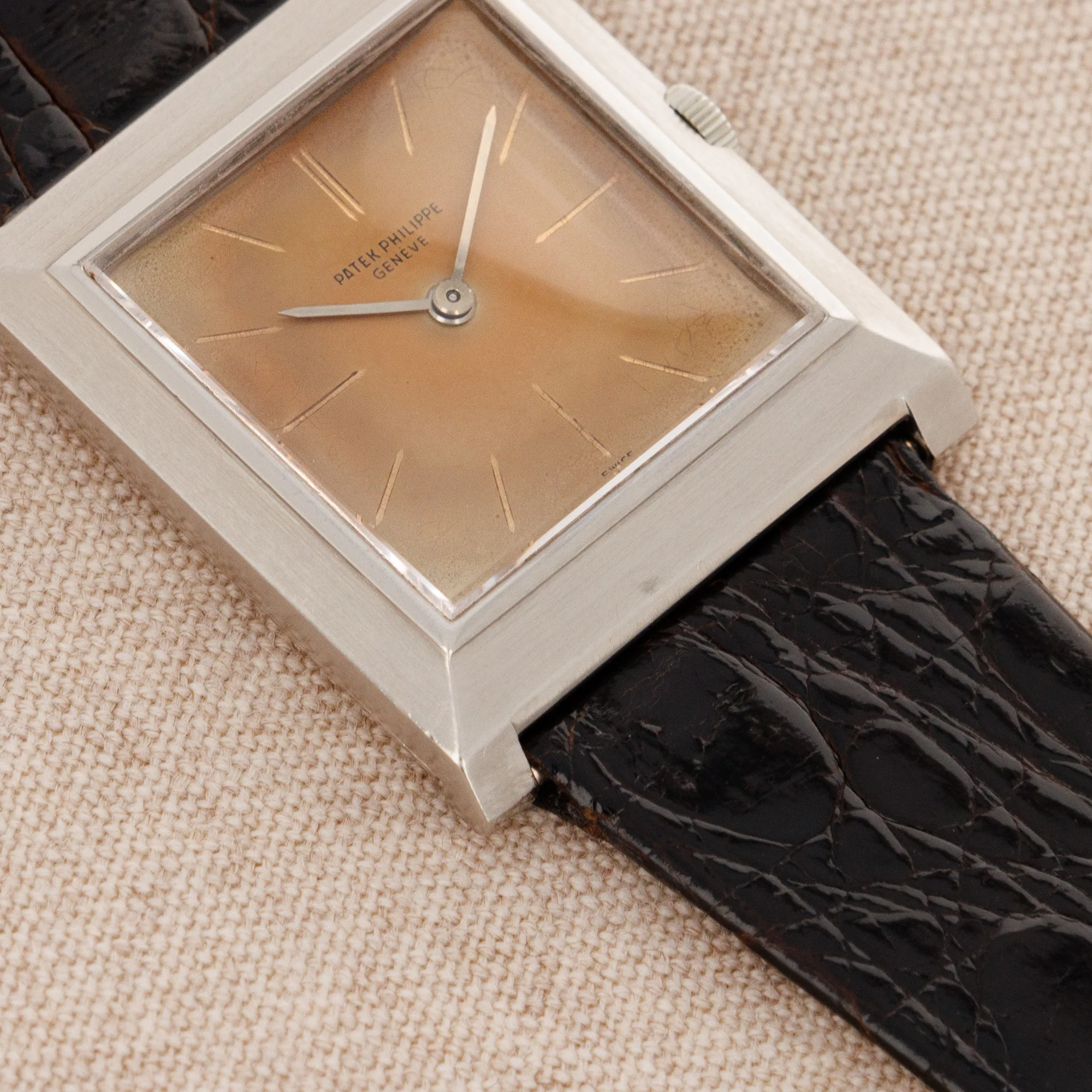 Patek Philippe White Gold Square Watch Ref. 3404 - Image 4