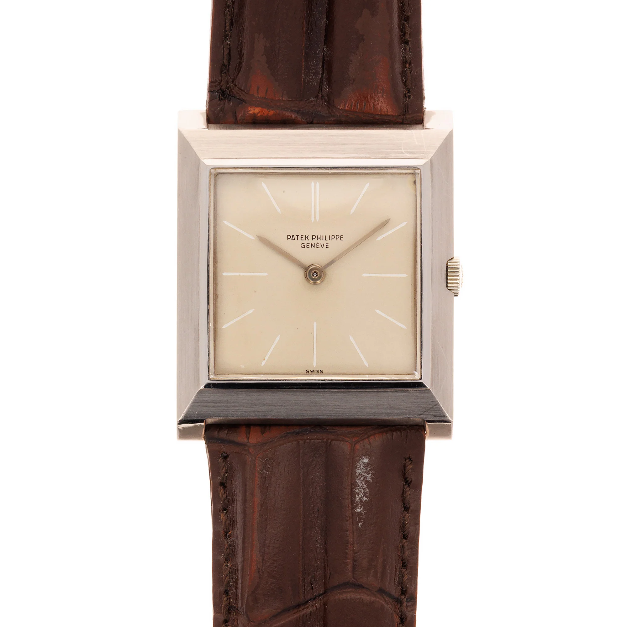 Patek Philippe White Gold Square Watch Ref. 3404