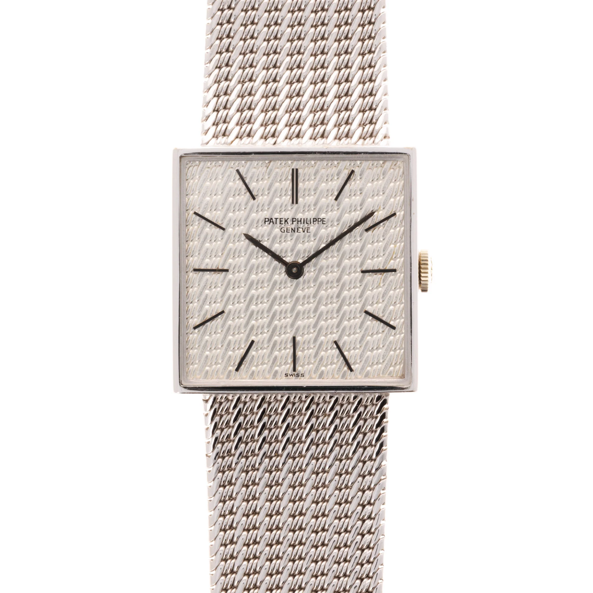 Patek Philippe White Gold Square Watch Ref. 3430